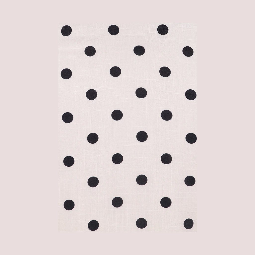 Adora Halterneck Maxi Dress - White Polka Dot