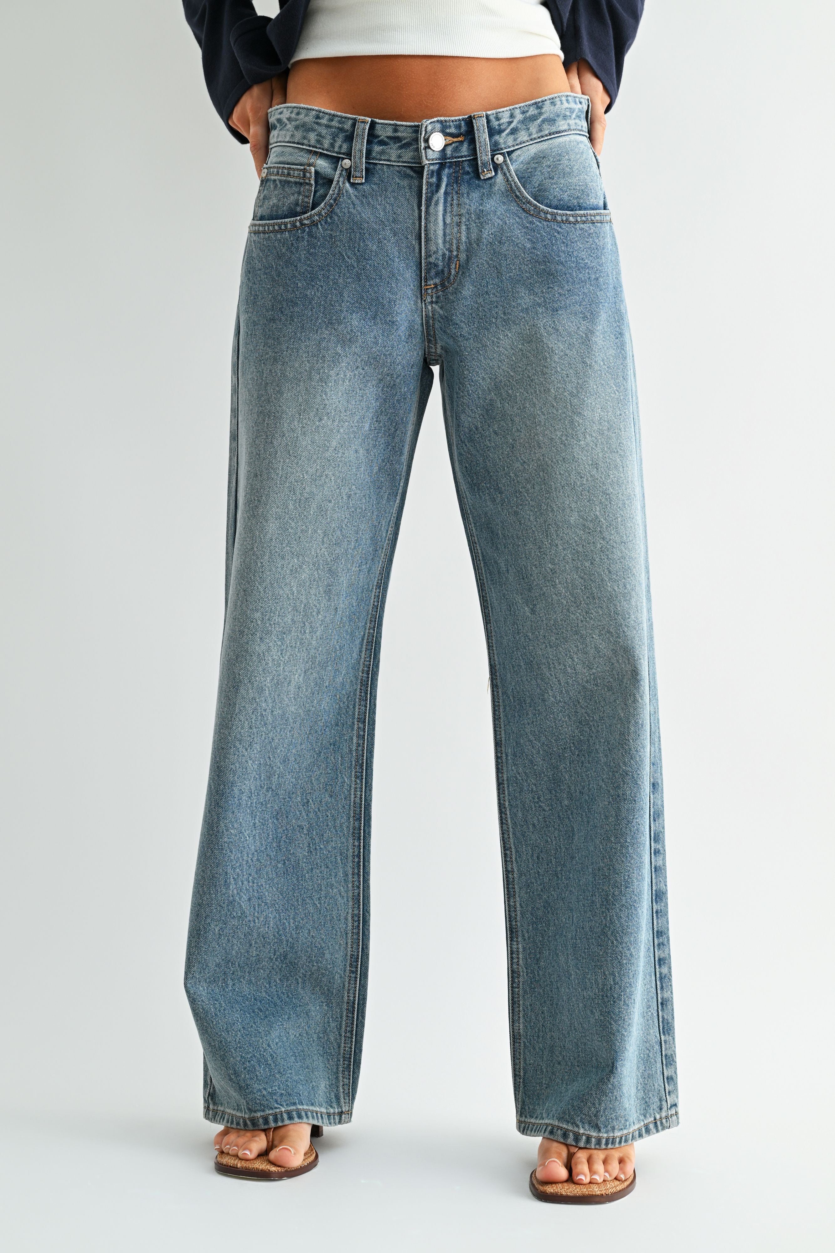 Baggy Wide Leg Jean