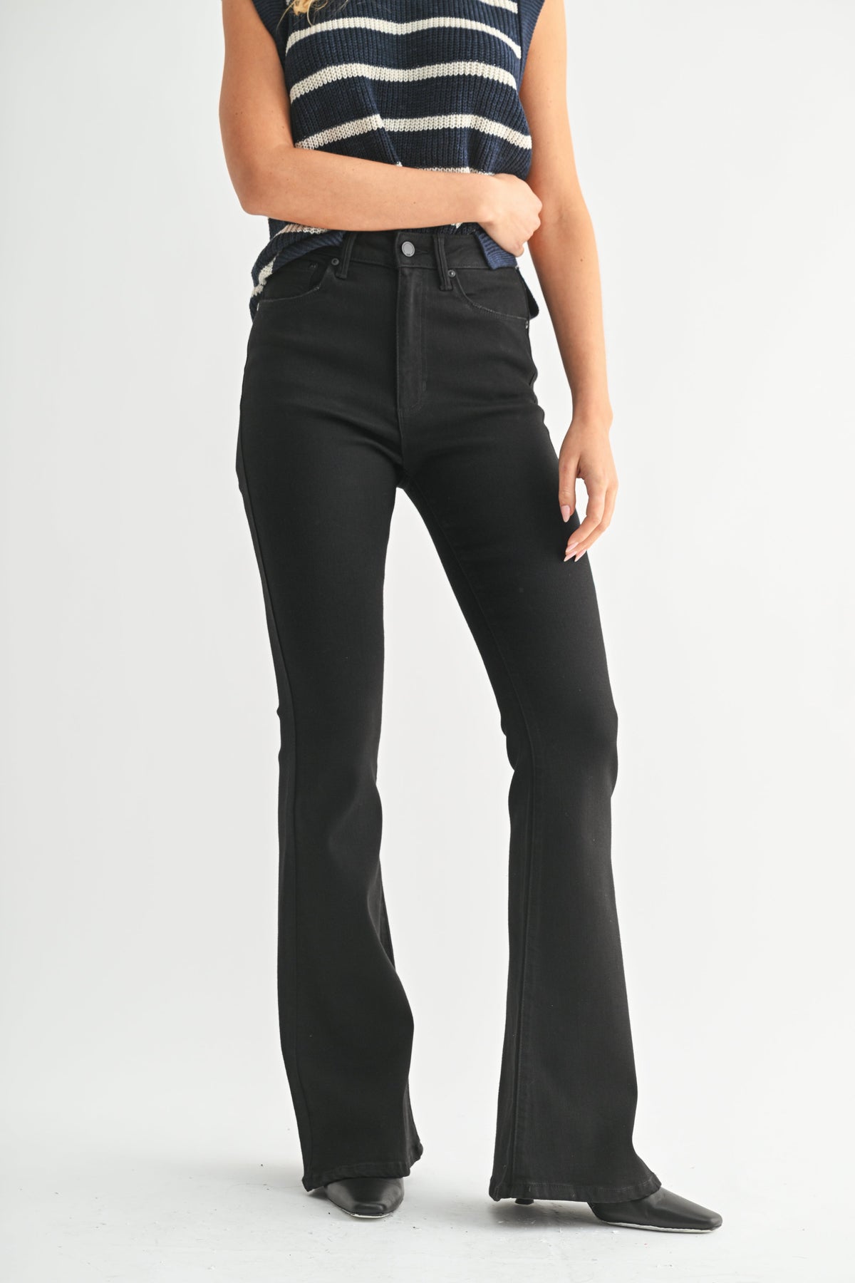 Soft denim blend with stretch and shape retention