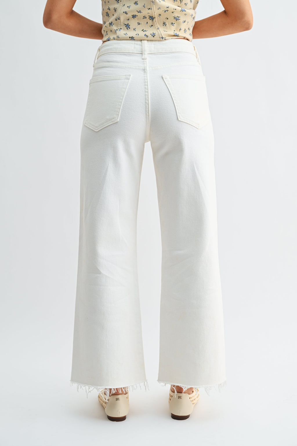 Slim Wide Crop Jean