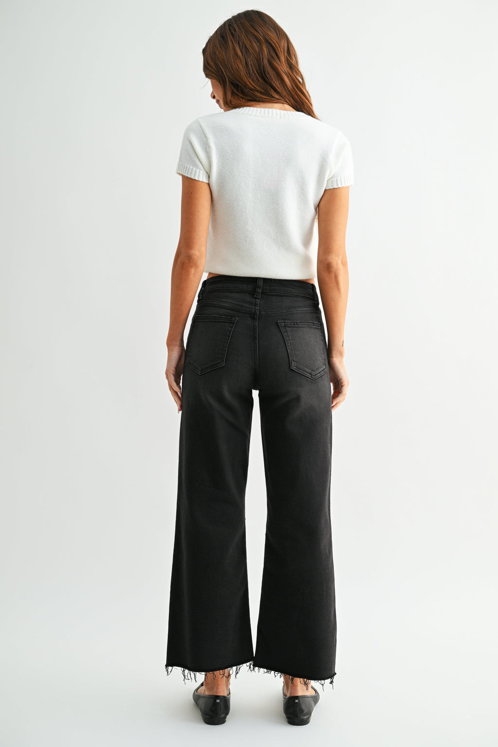 Slim Wide Crop Jean