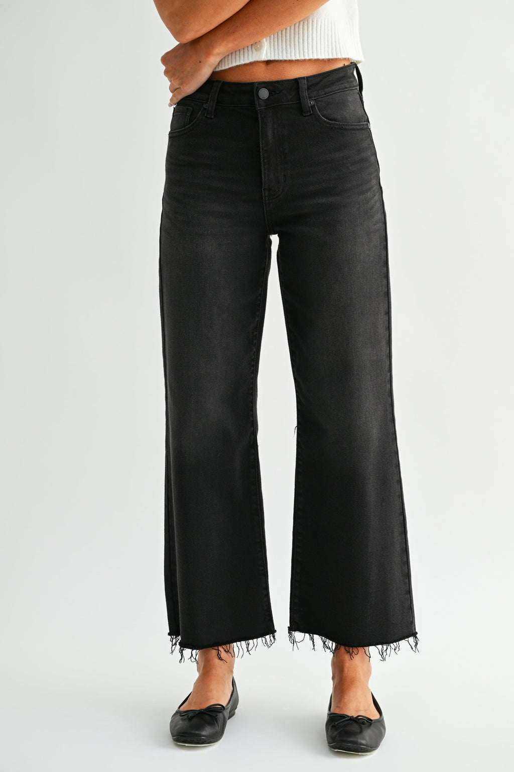 Slim Wide Crop Jean