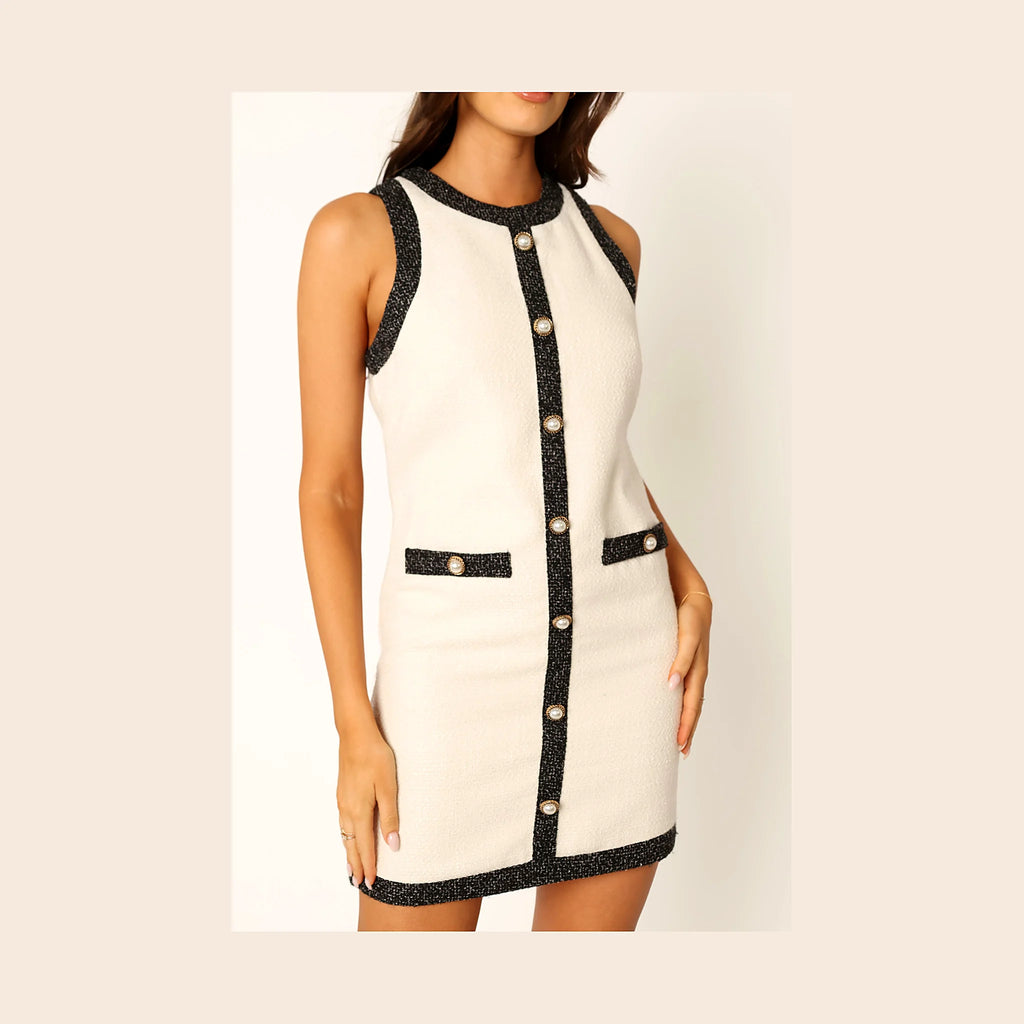 Blythe Mini Dress - Ivory