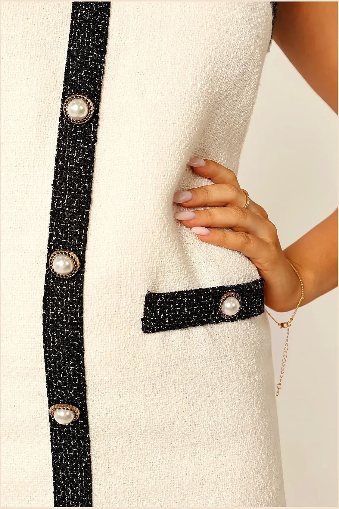 Blythe Mini Dress - Ivory
