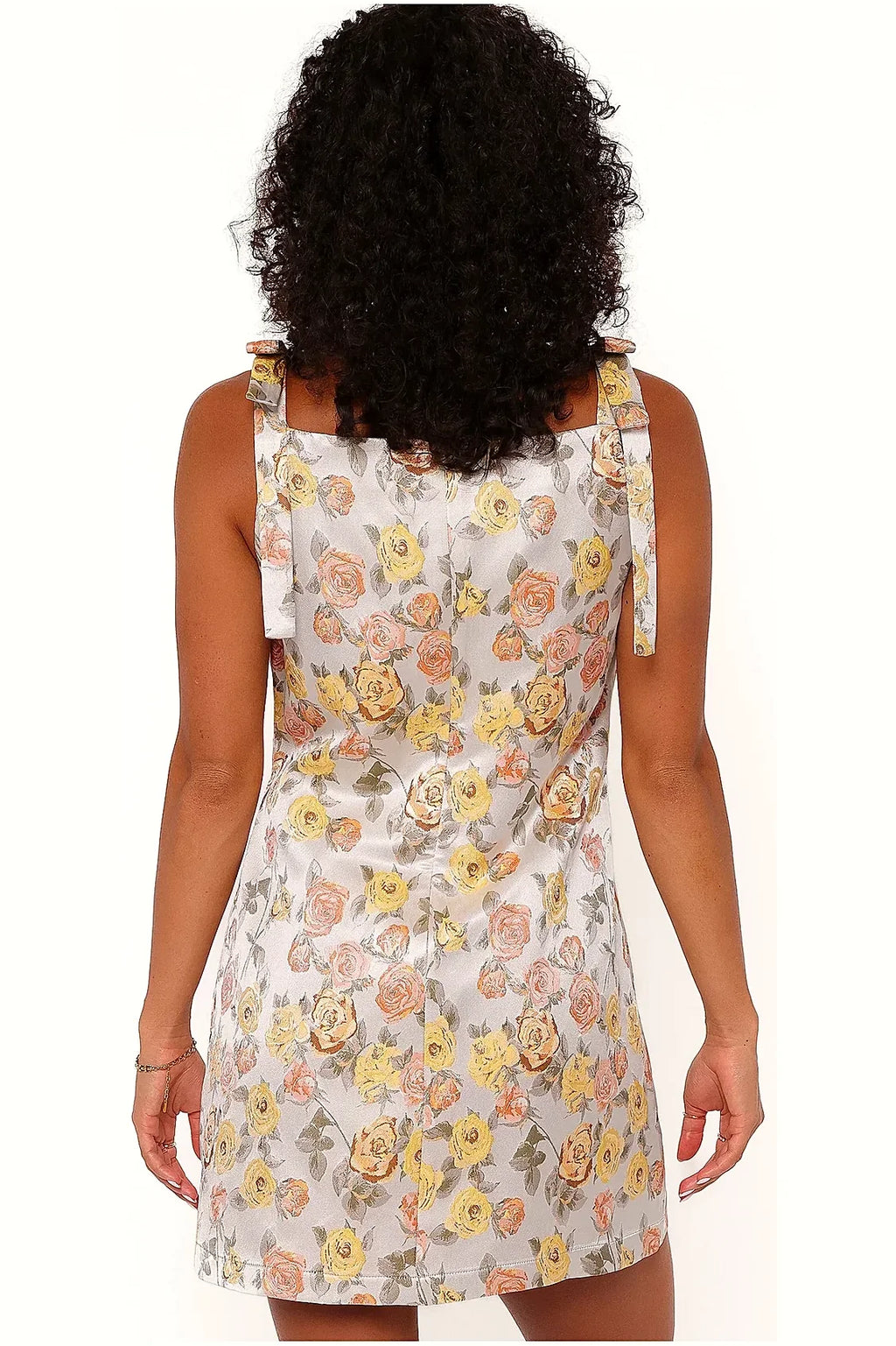 Carlie Mini Dress - Dusty Blue