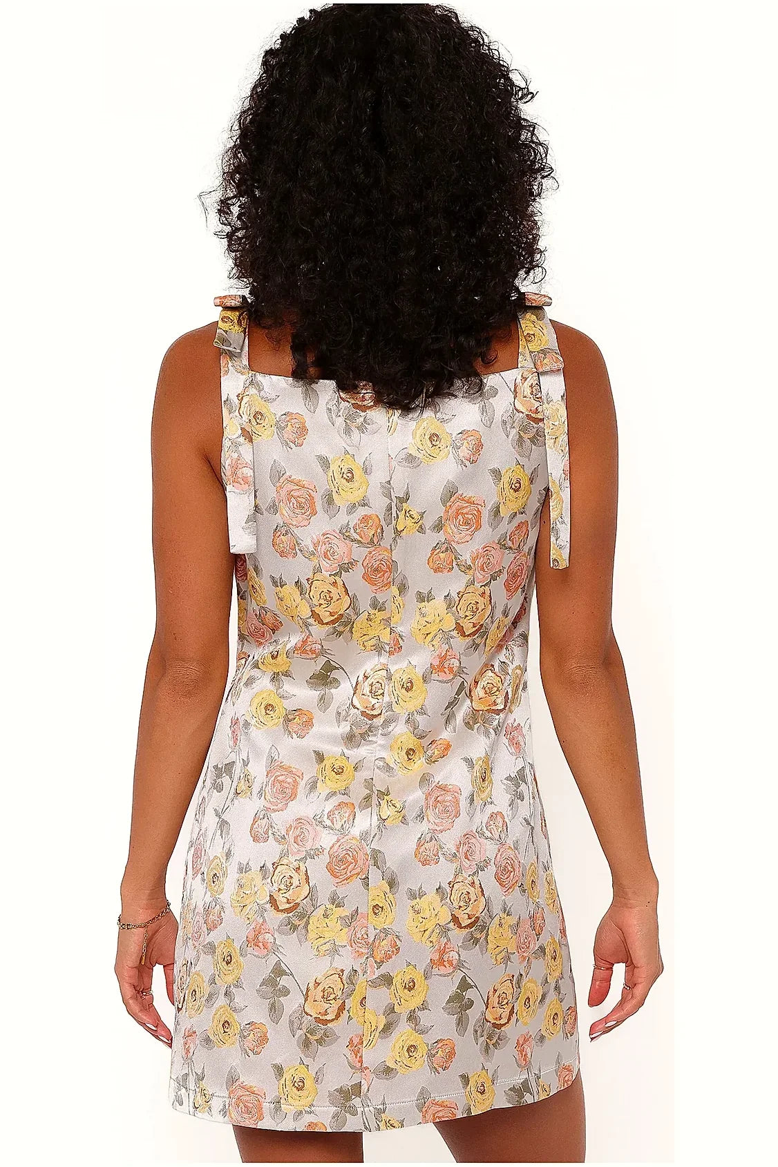 Carlie Mini Dress - Dusty Blue