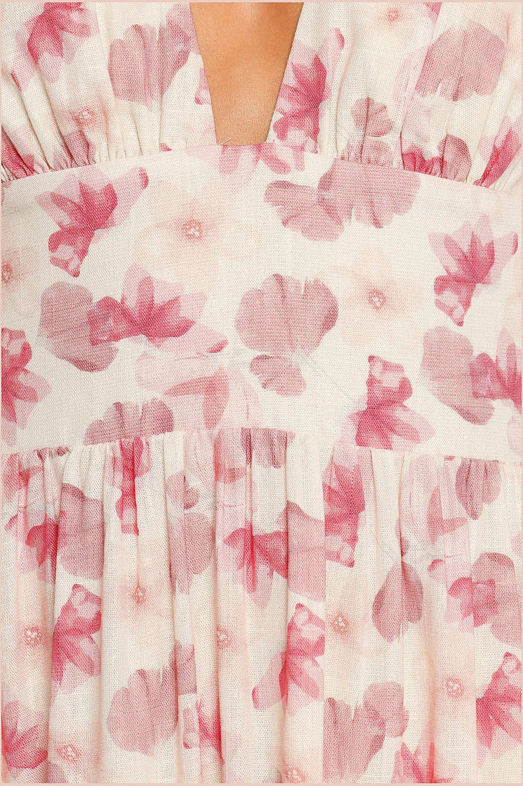 Clementine Mini Dress - Cream Floral