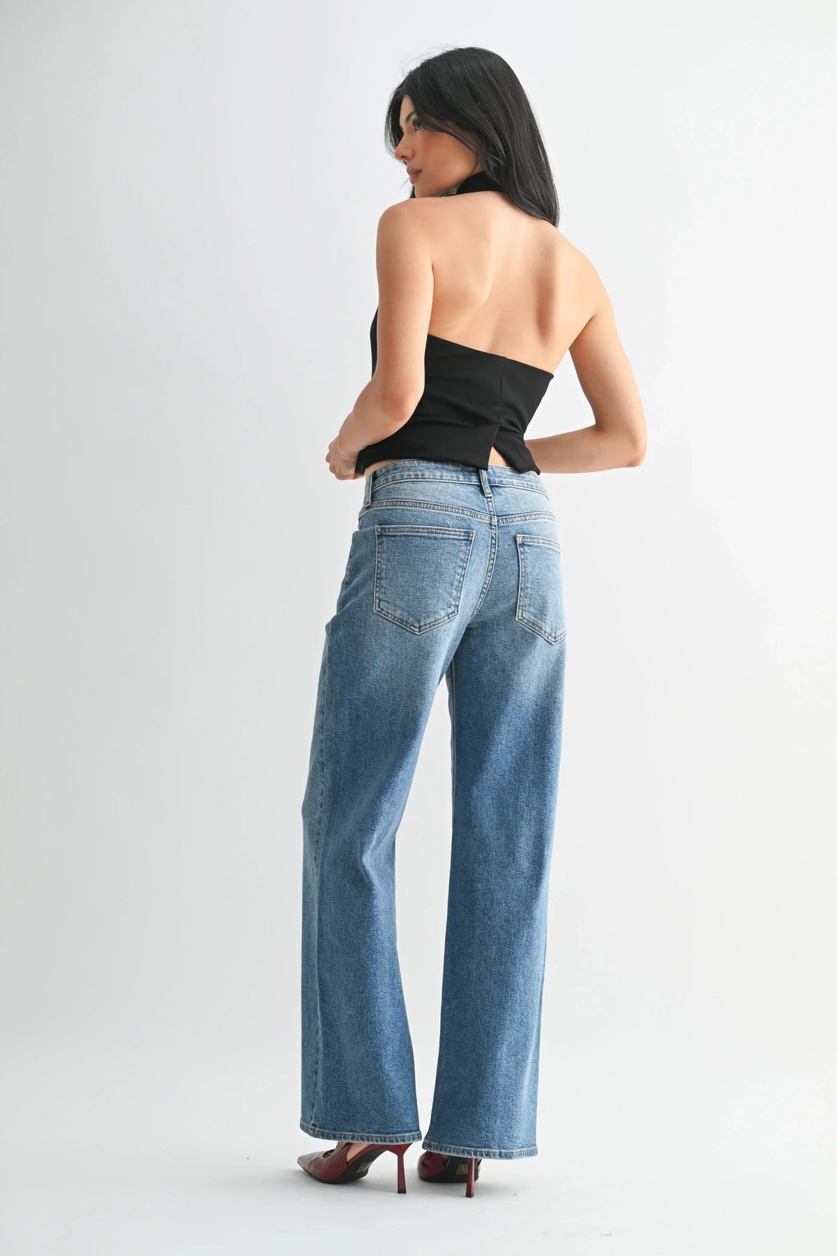 High Rise Straight Jean