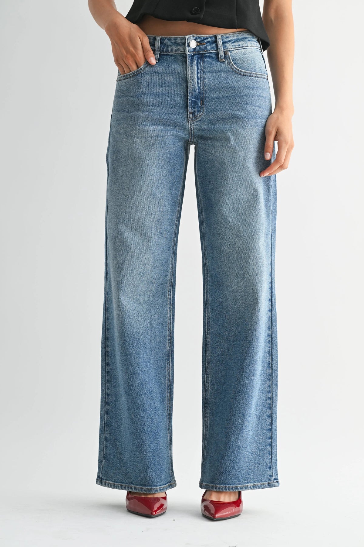 High Rise Straight Jean