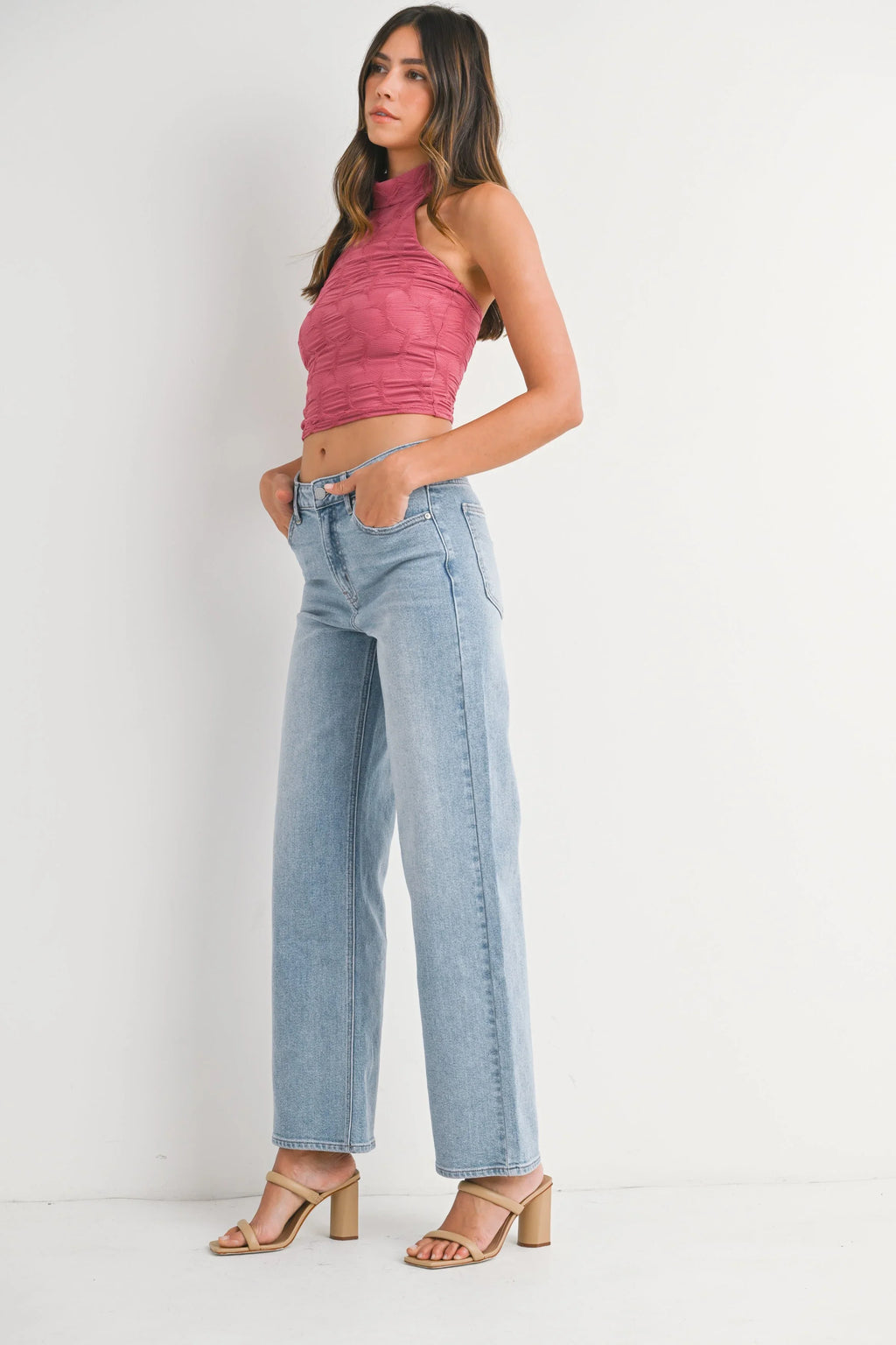 High Rise Straight Jean