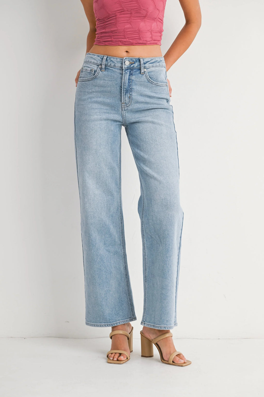 High Rise Straight Jean
