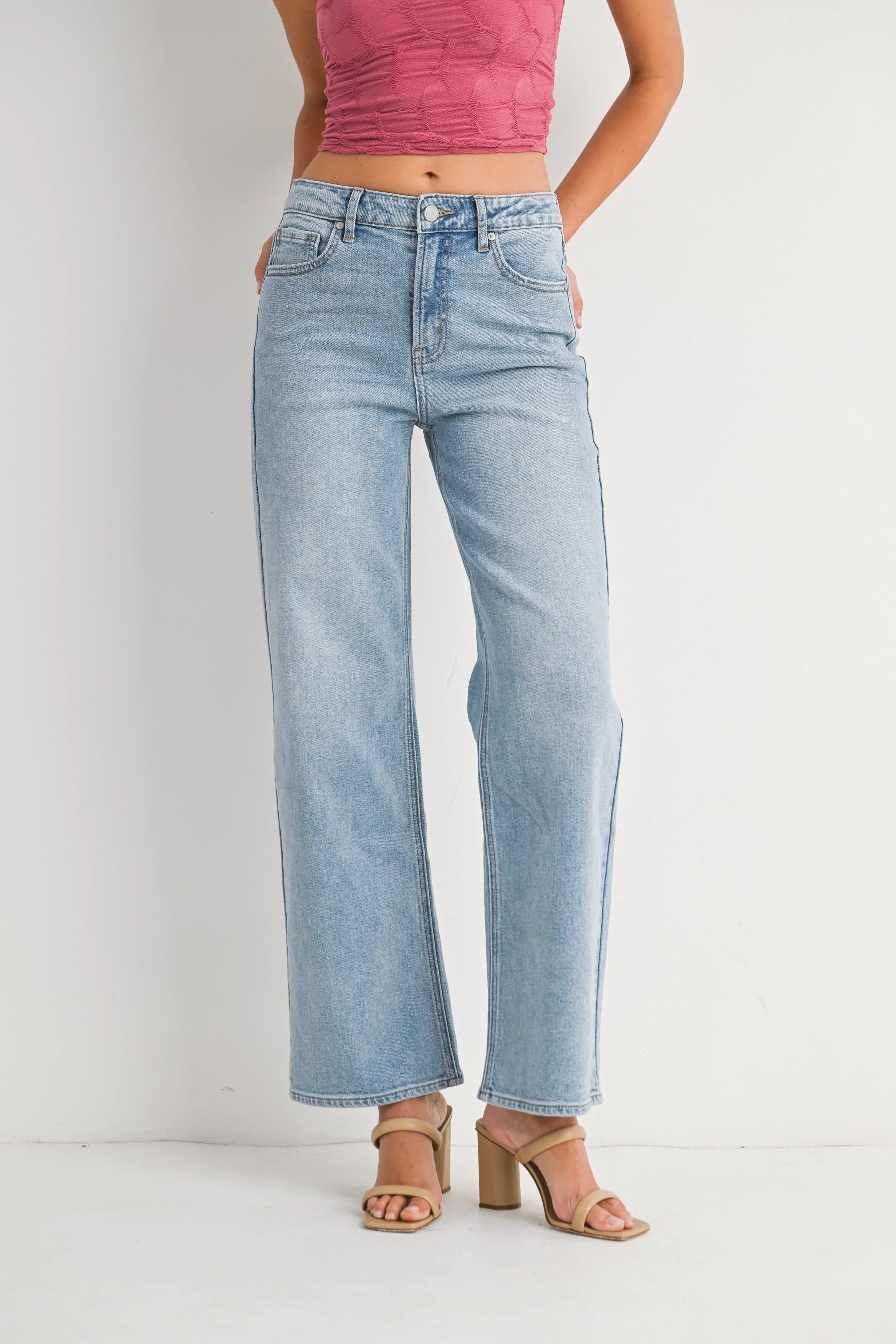 High Rise Straight Jean