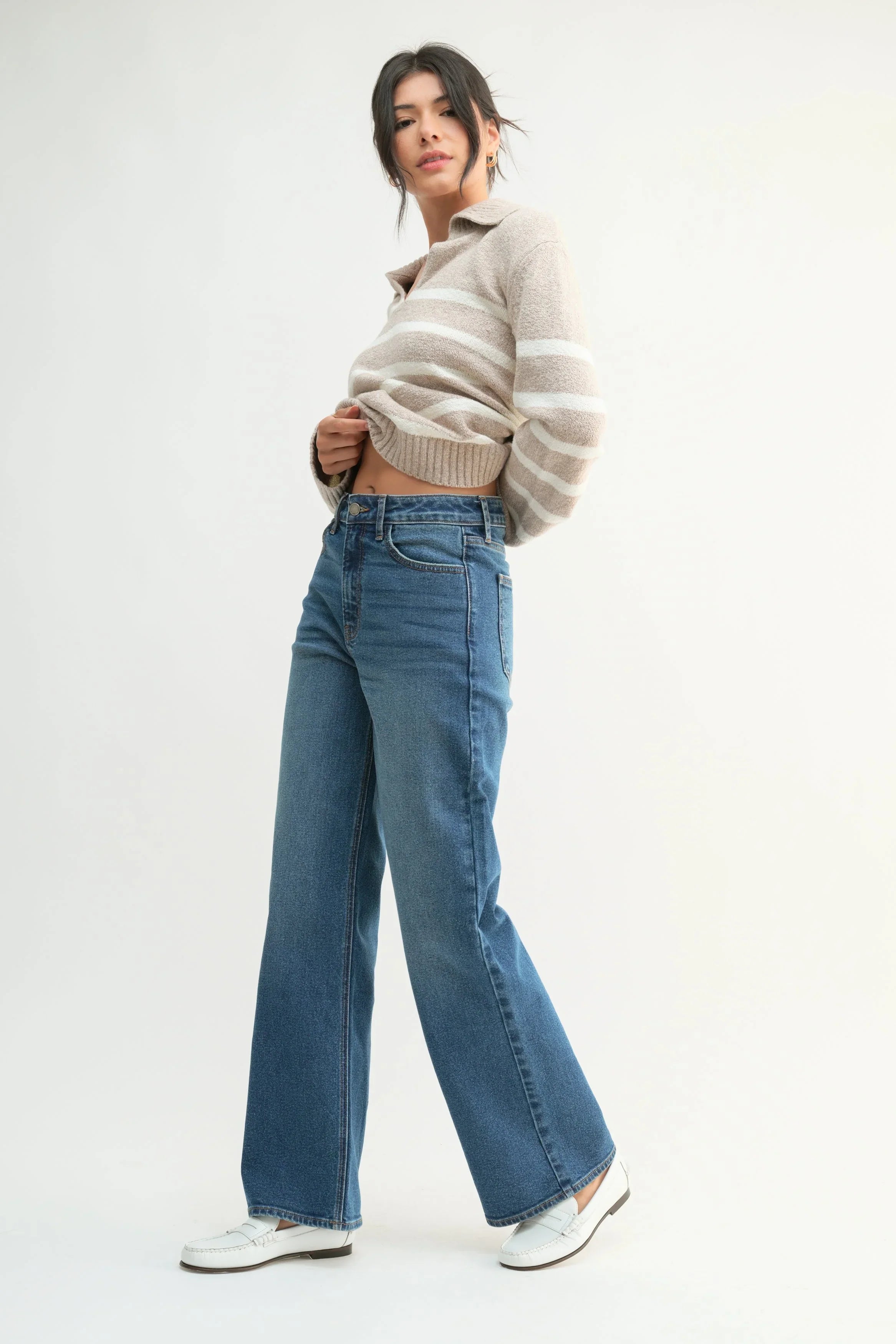 High Rise Straight Jean