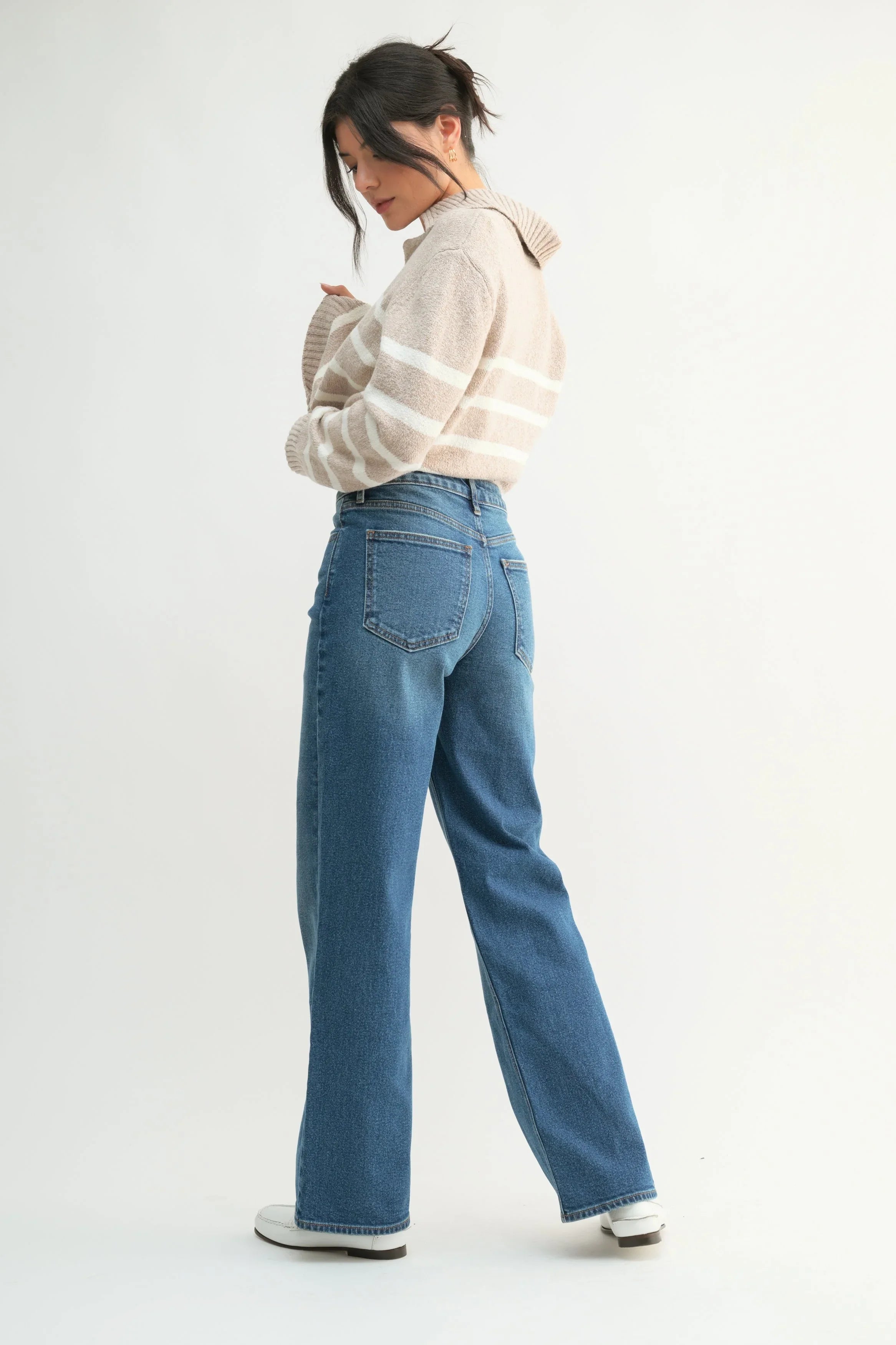 High Rise Straight Jean
