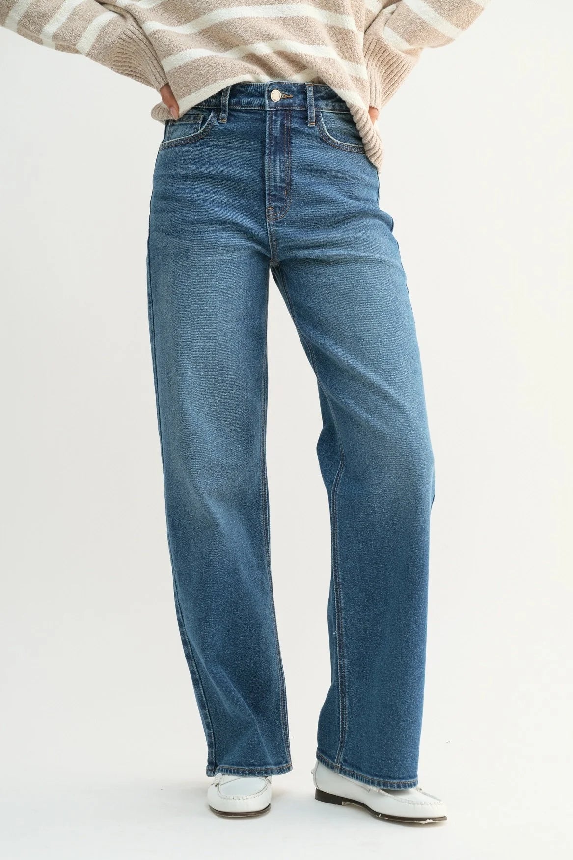 High Rise Straight Jean