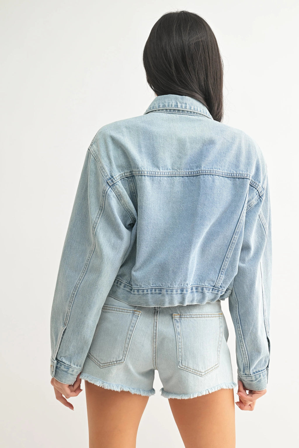 Denim Crop Jacket