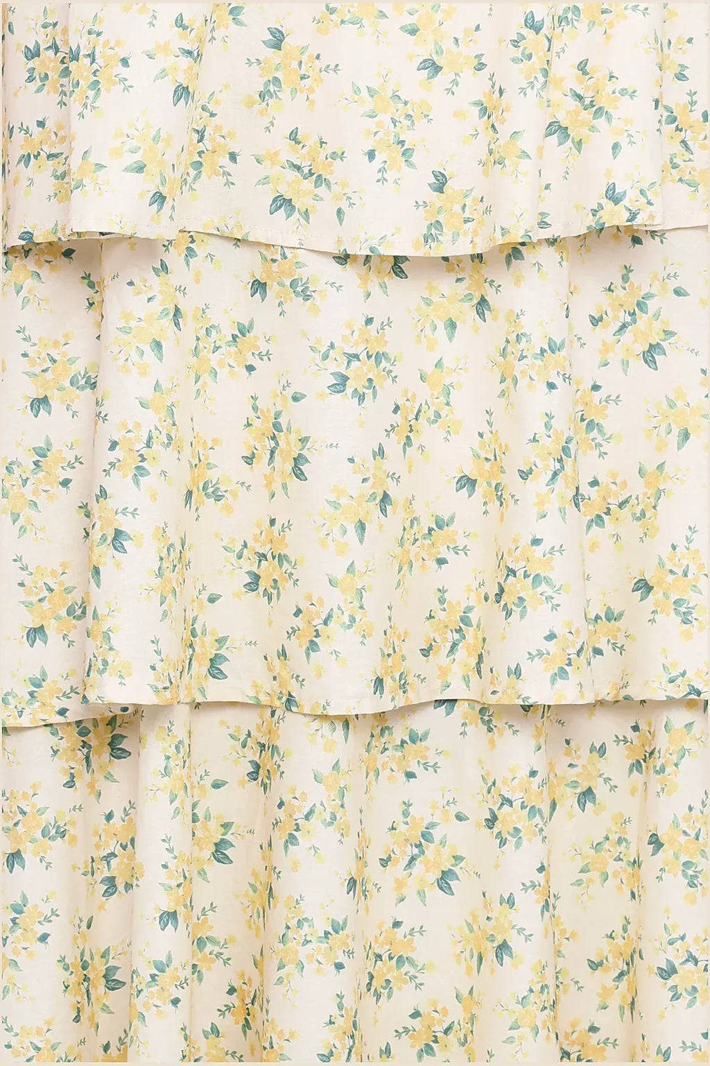 Darlia Halterneck Maxi Dress - Yellow Floral