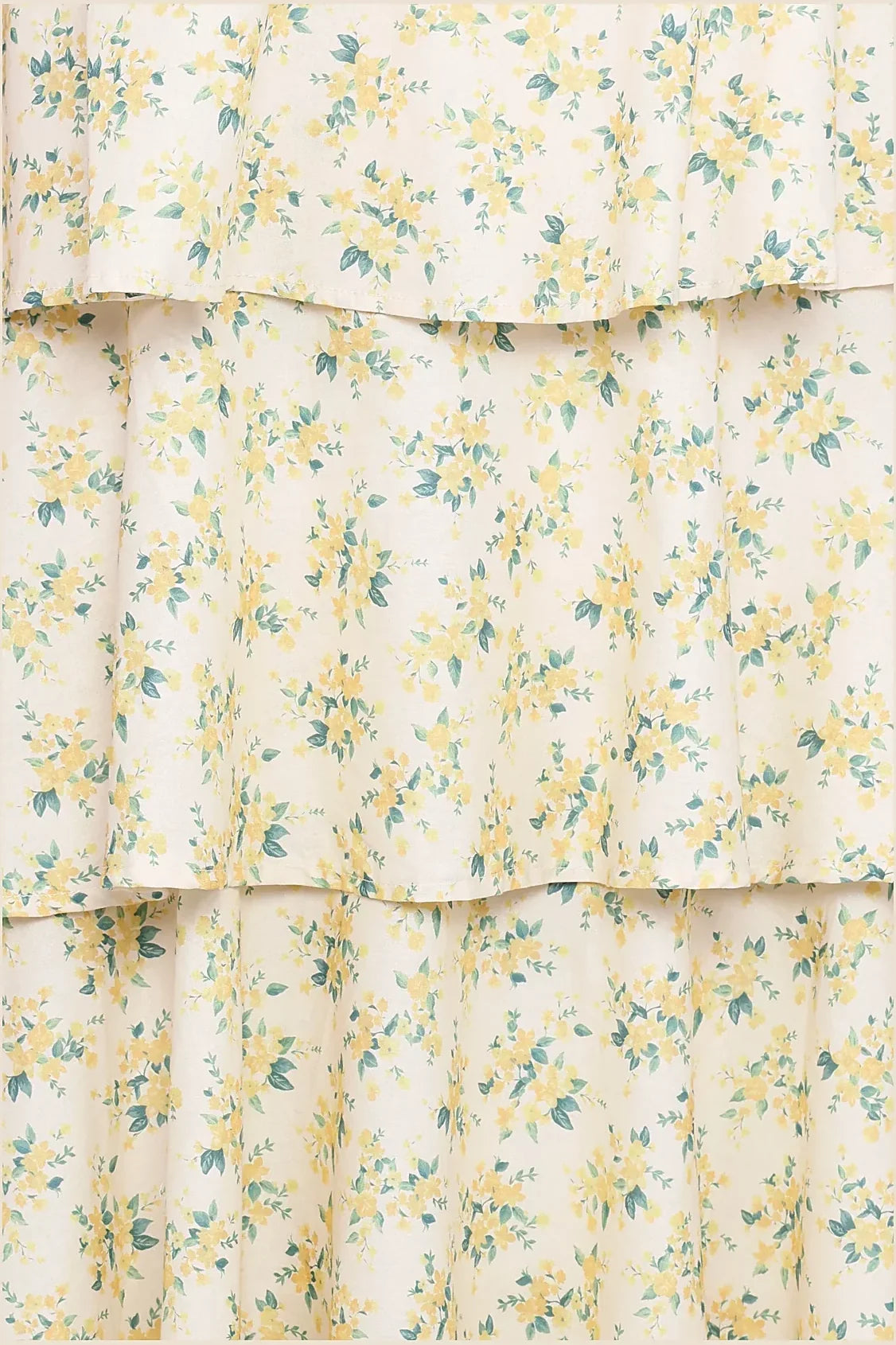 Darlia Halterneck Maxi Dress - Yellow Floral