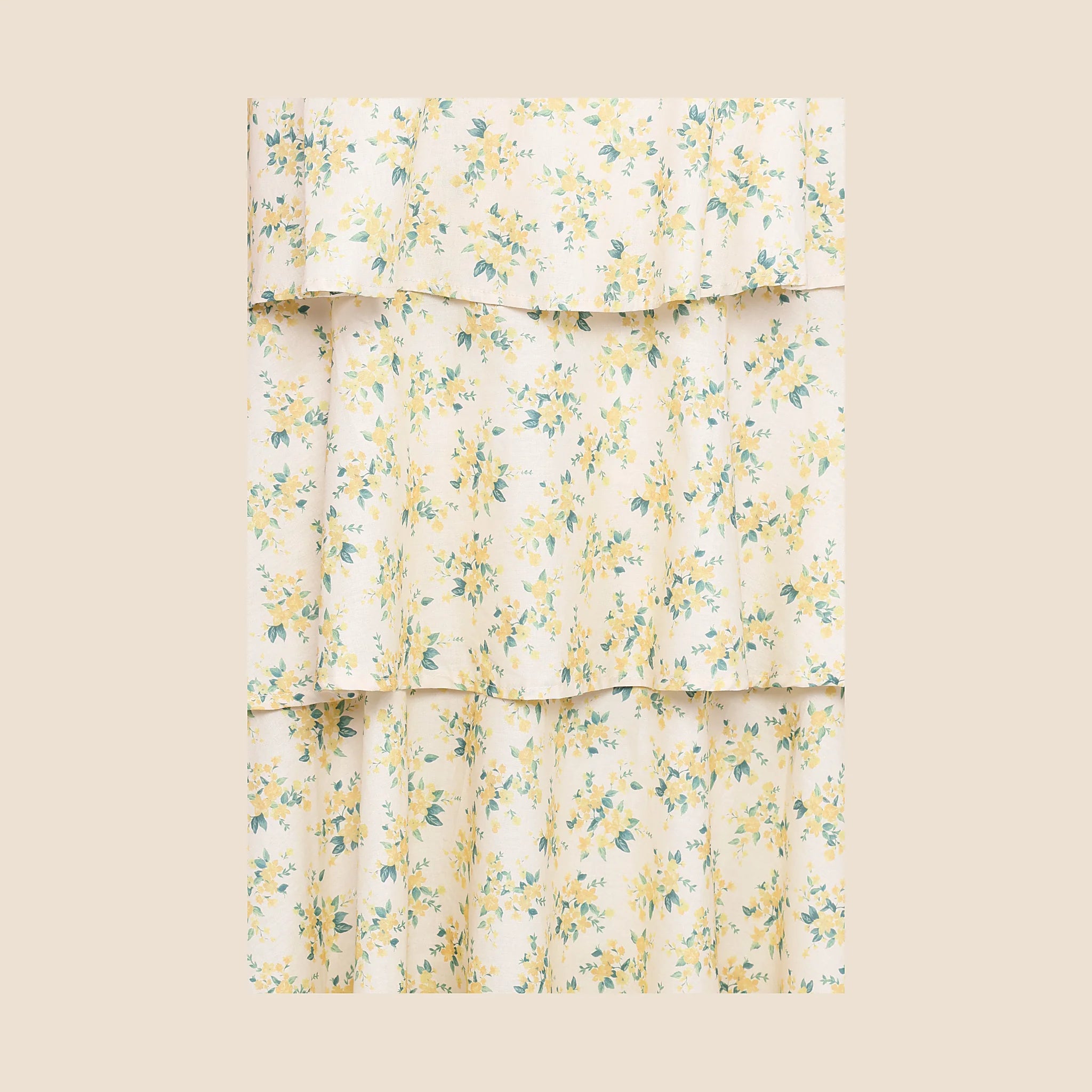Darlia Halterneck Maxi Dress - Yellow Floral