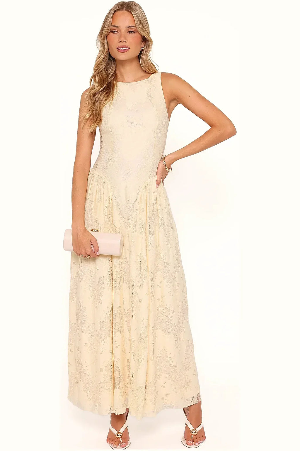 Denny Maxi Dress - Butter Yellow