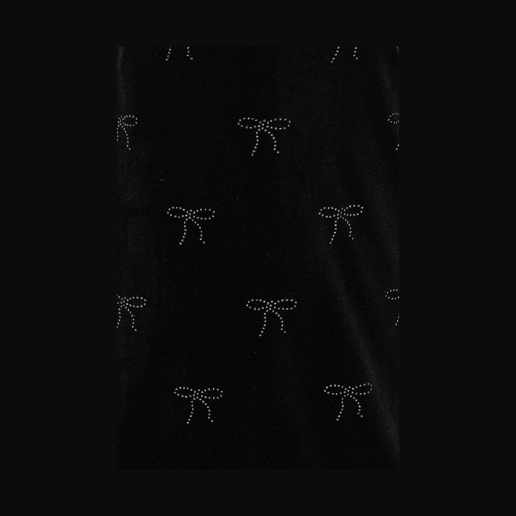 Eileen Mini Dress - Black Velvet