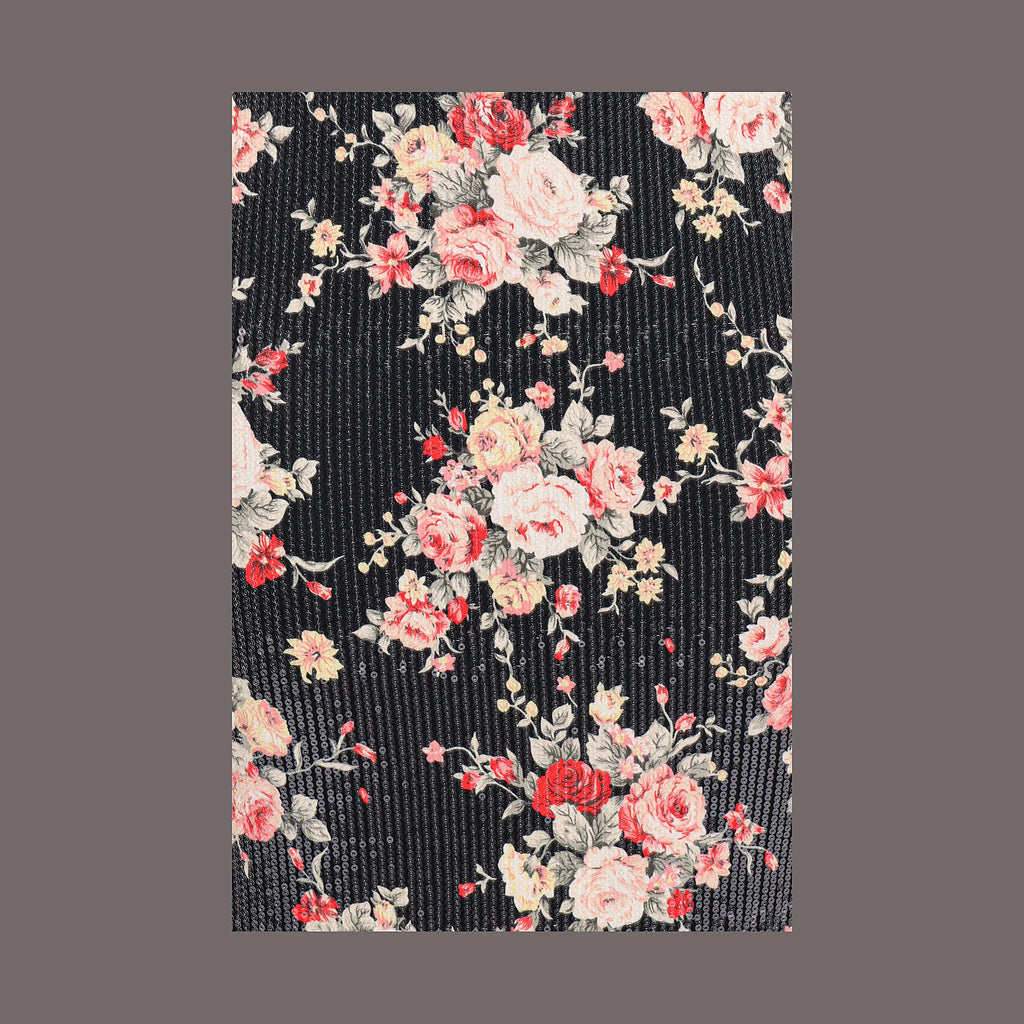 Everlee Maxi Dress - Floral Sequin