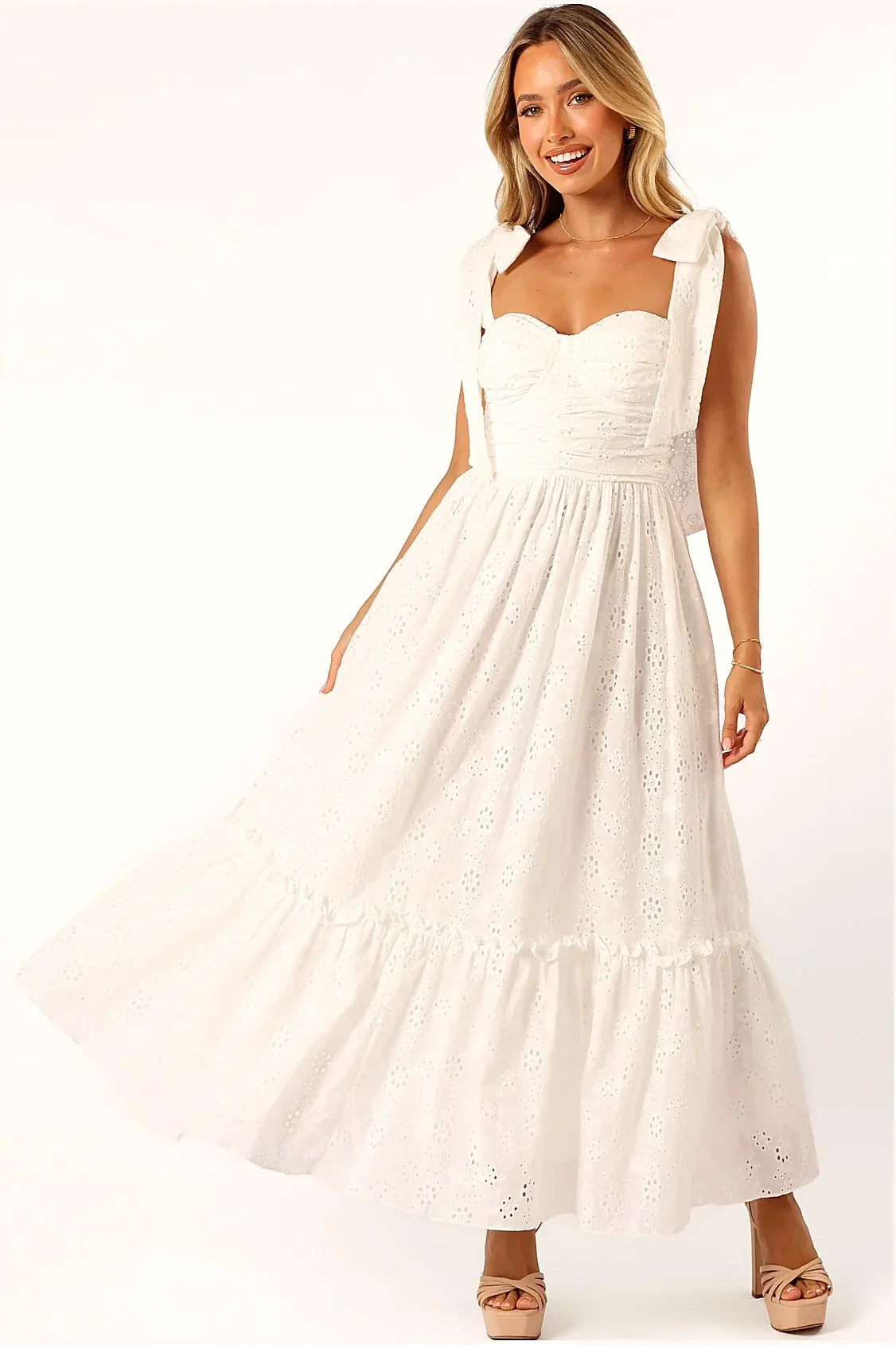 Fiora Maxi Dress - White