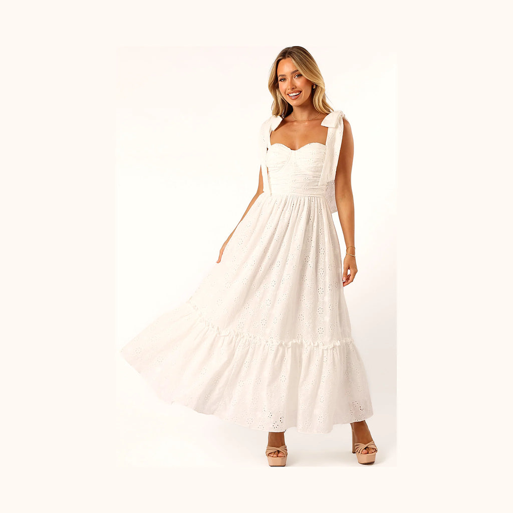 Fiora Maxi Dress - White