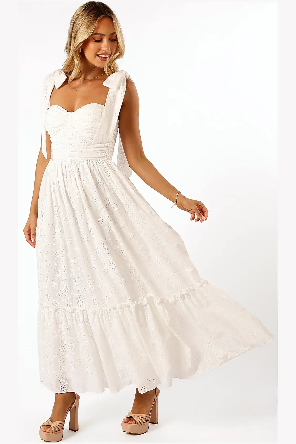 Fiora Maxi Dress - White