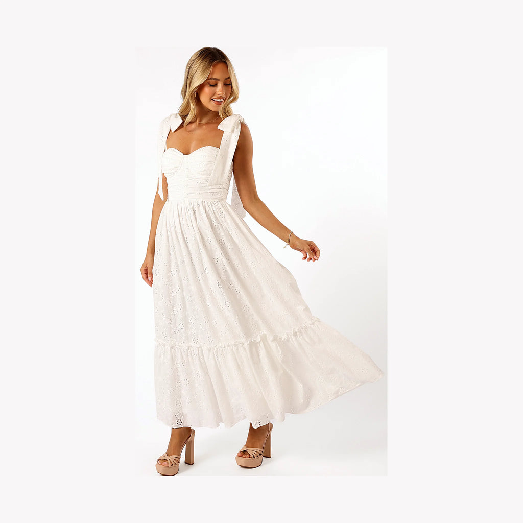 Fiora Maxi Dress - White
