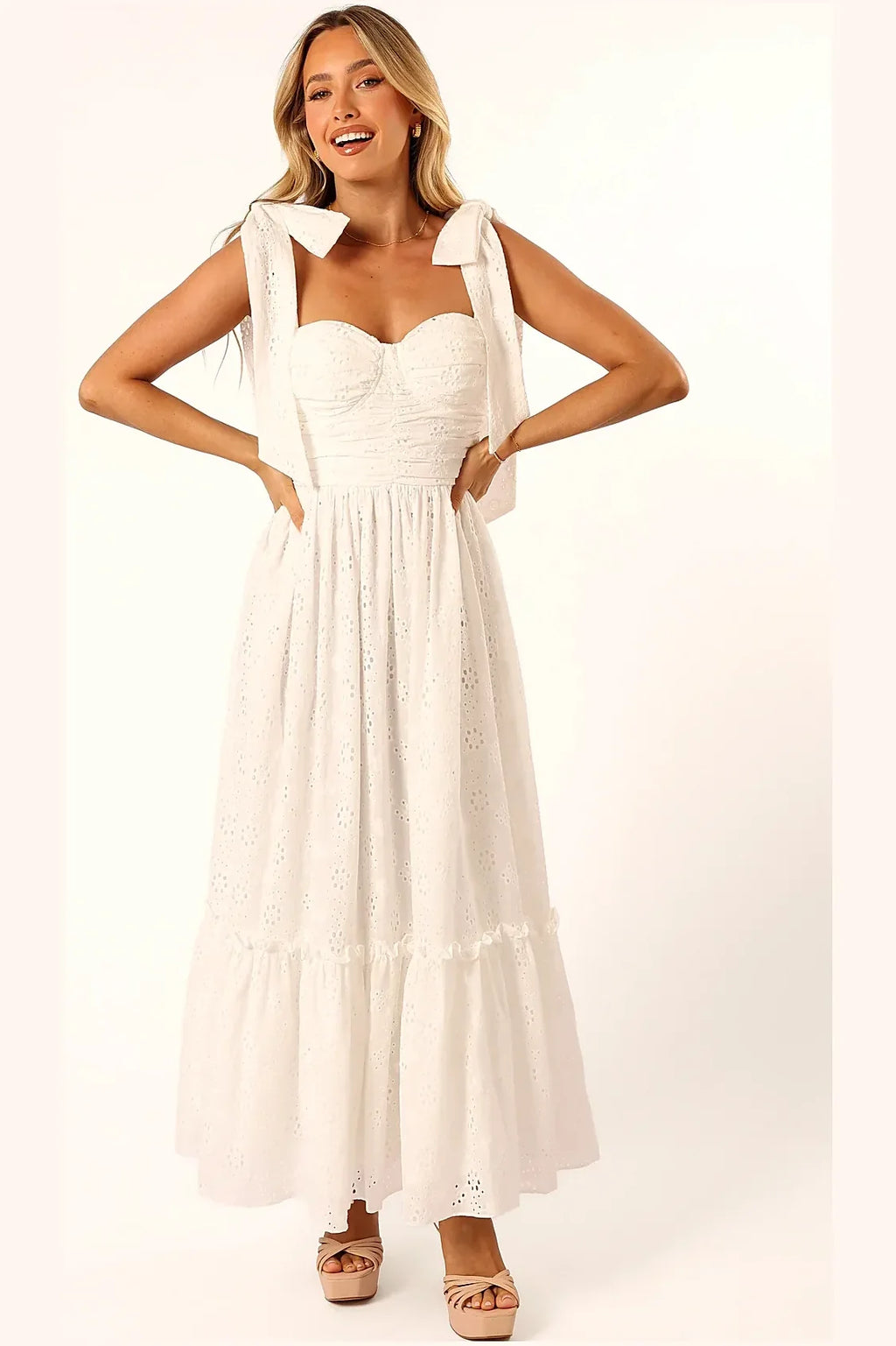 Fiora Maxi Dress - White