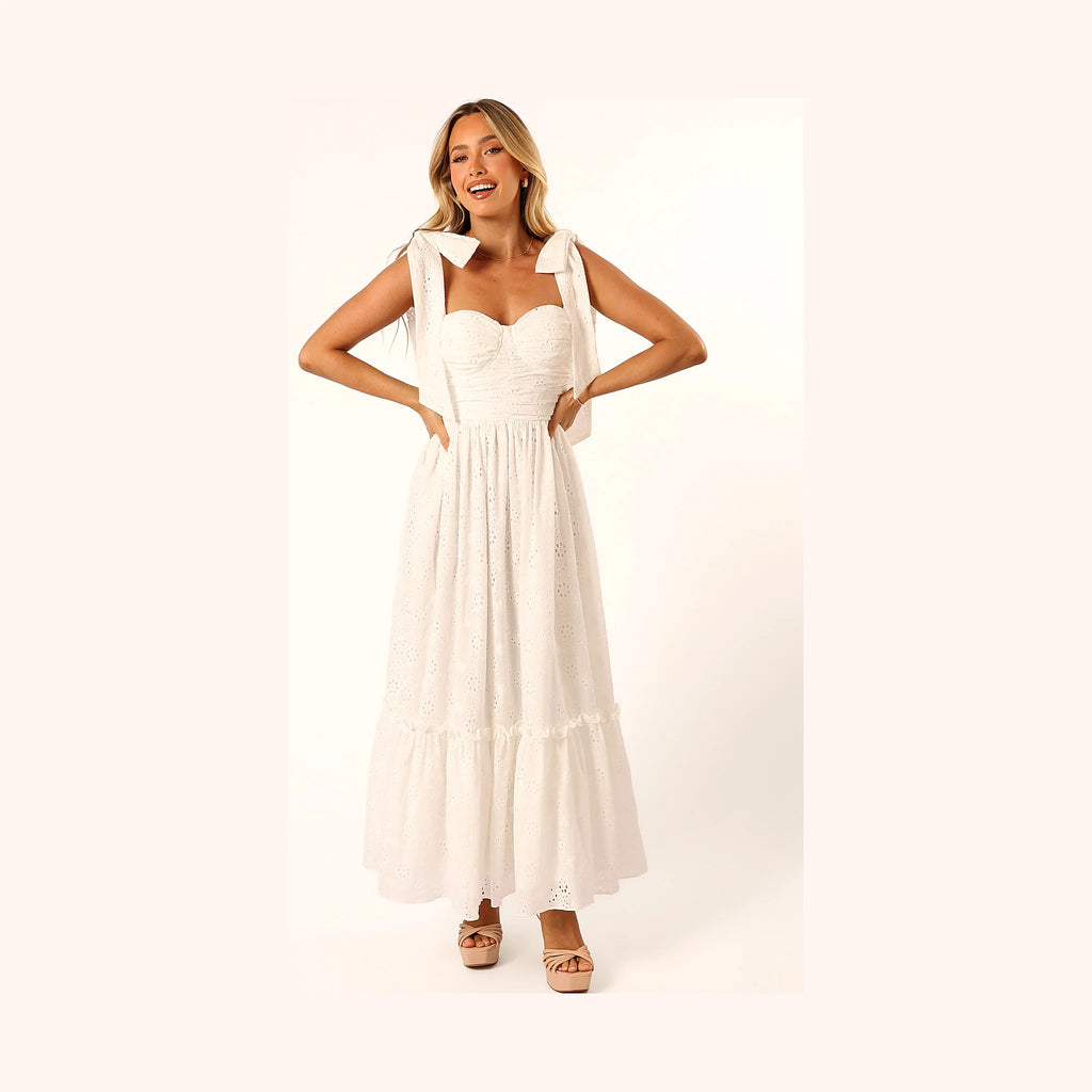 Fiora Maxi Dress - White
