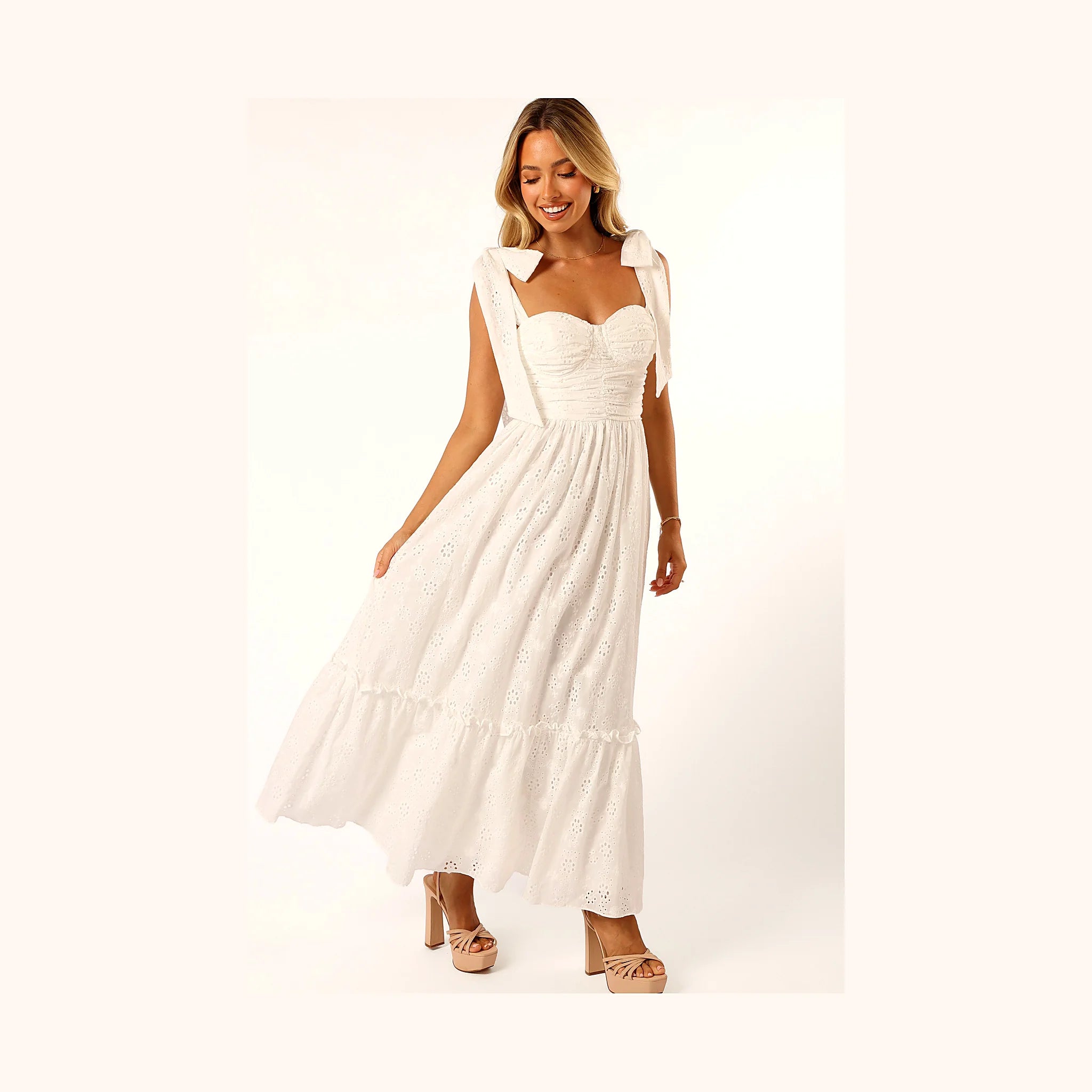 Fiora Maxi Dress - White