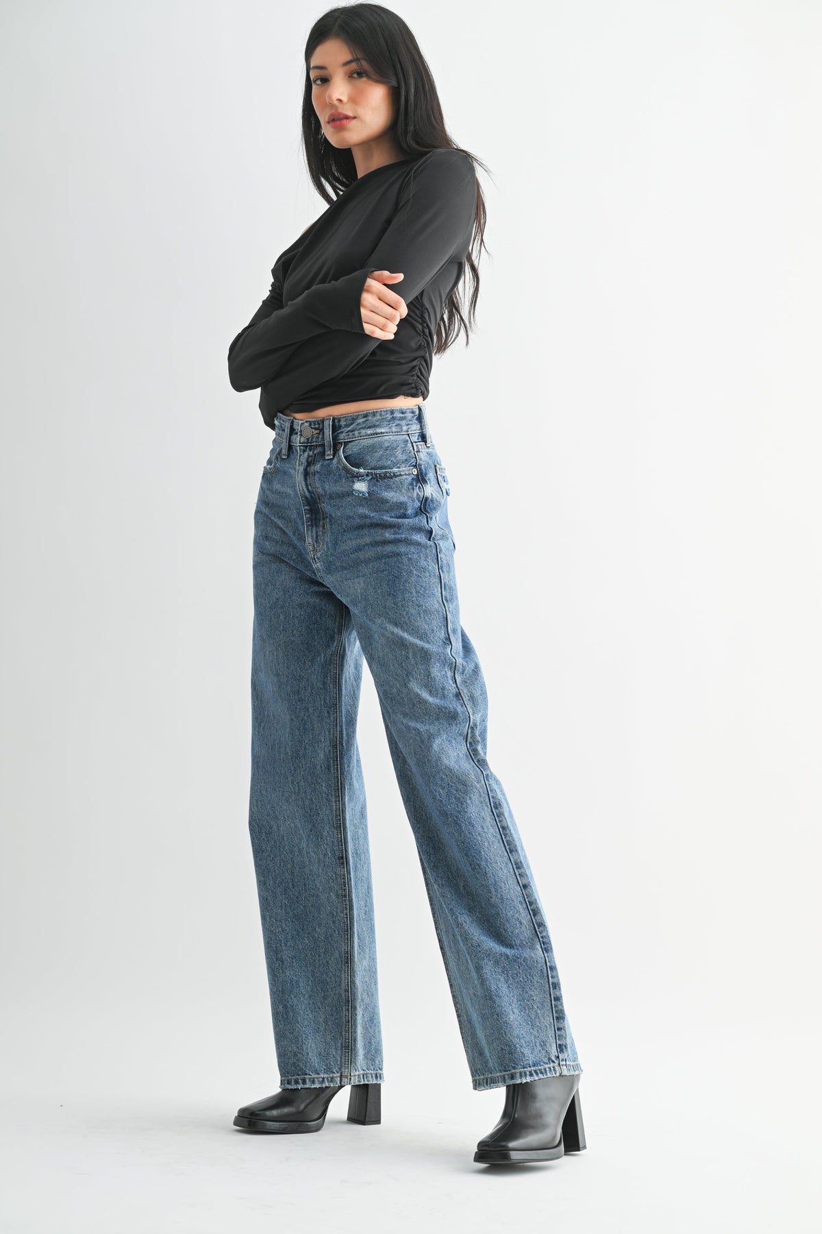 Skater Wide Leg Jean