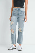 Rigid 100% cotton denim with authentic vintage character