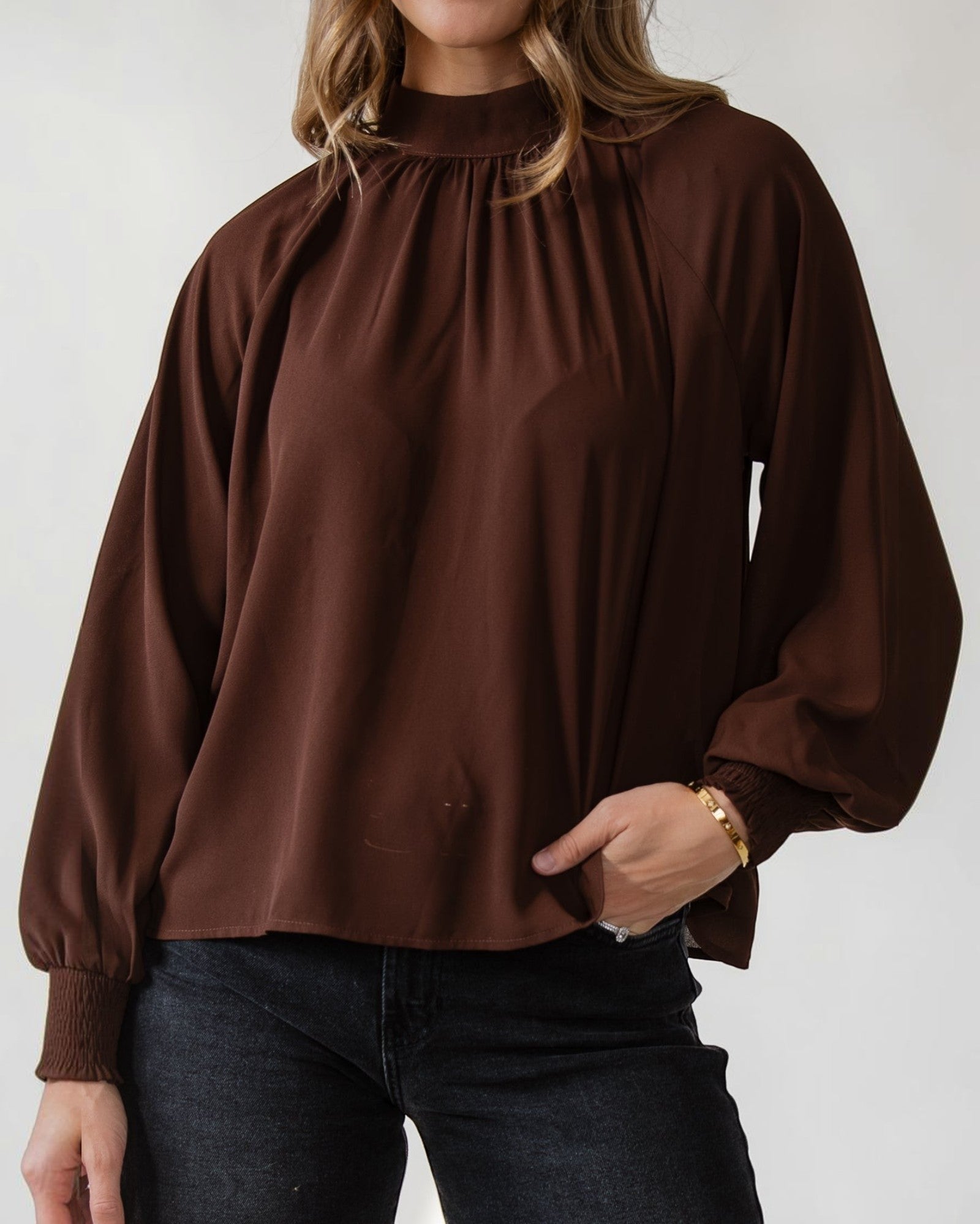 Sabelle Top - Brown