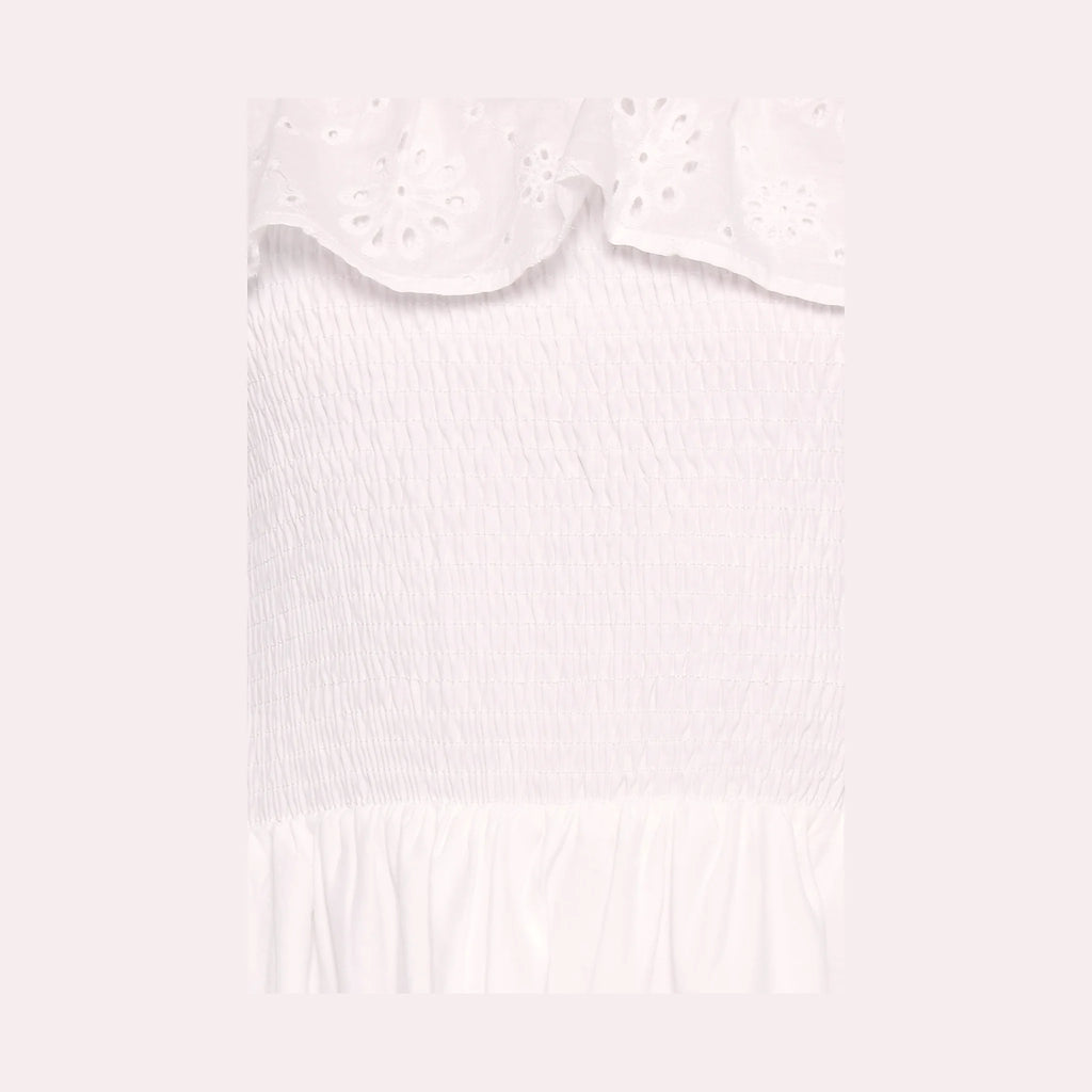 Gilbert Strapless Maxi Dress - White