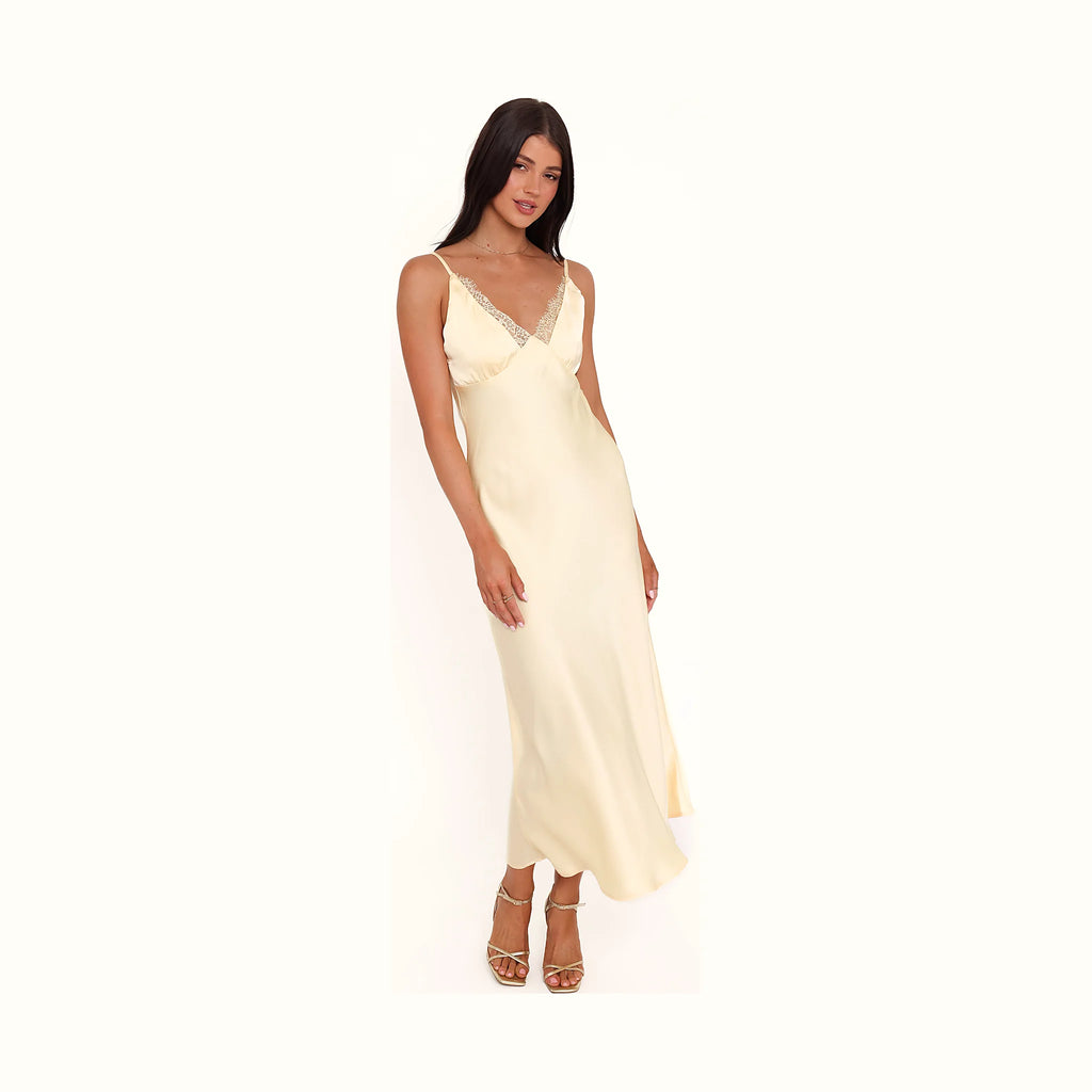 Hobi Midi Dress - Butter Yellow