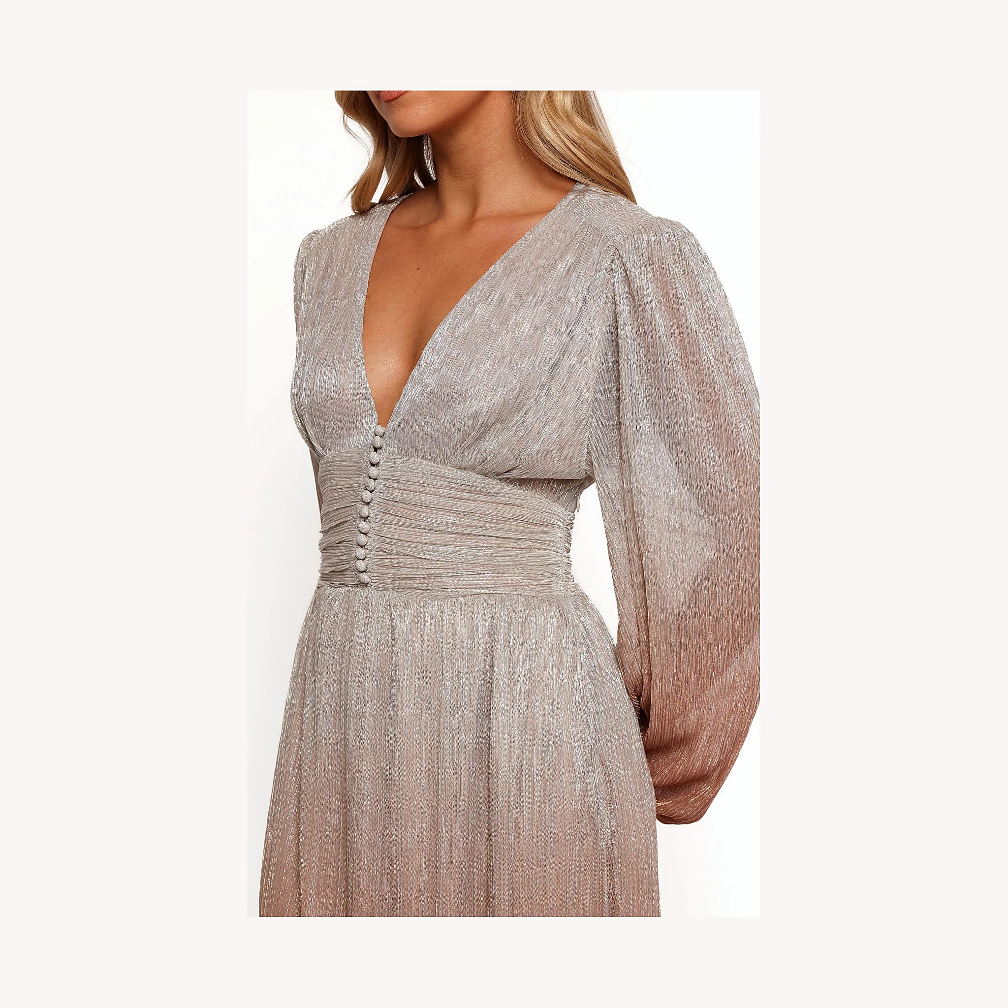 Jovie Maxi Dress - Starlight Bronze