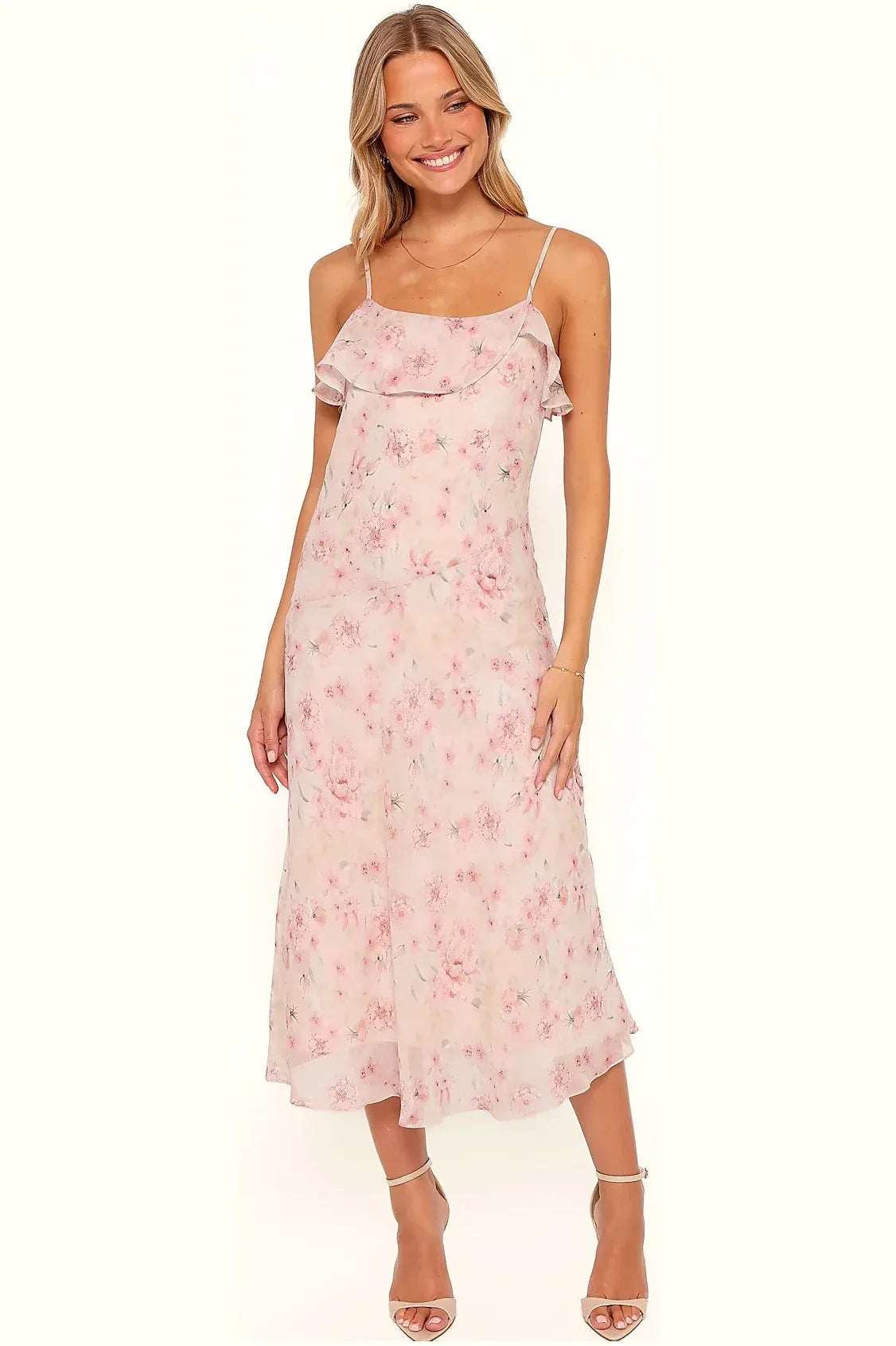 Lizbeth Maxi Dress - Pink Mauve Floral