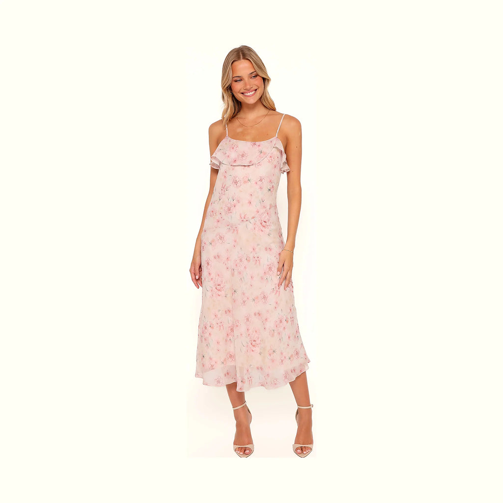 Lizbeth Maxi Dress - Pink Mauve Floral