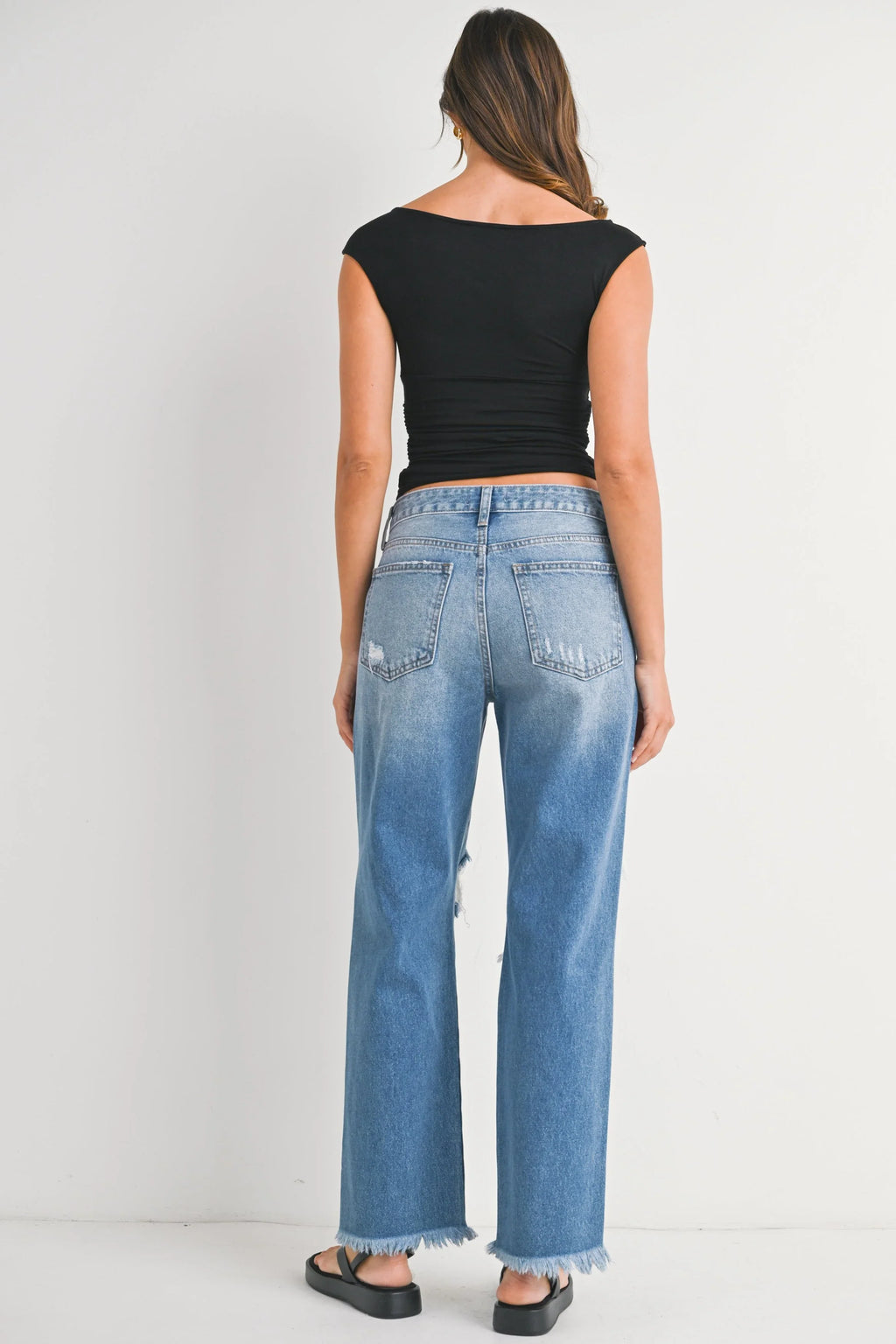 Rigid non-stretch 100% cotton denim