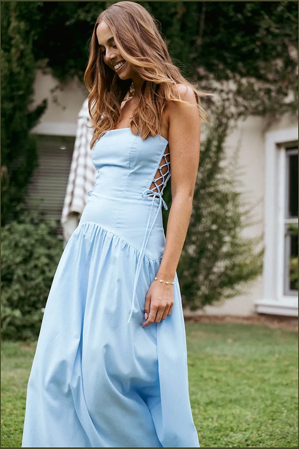 Maude Maxi Dress - Blue
