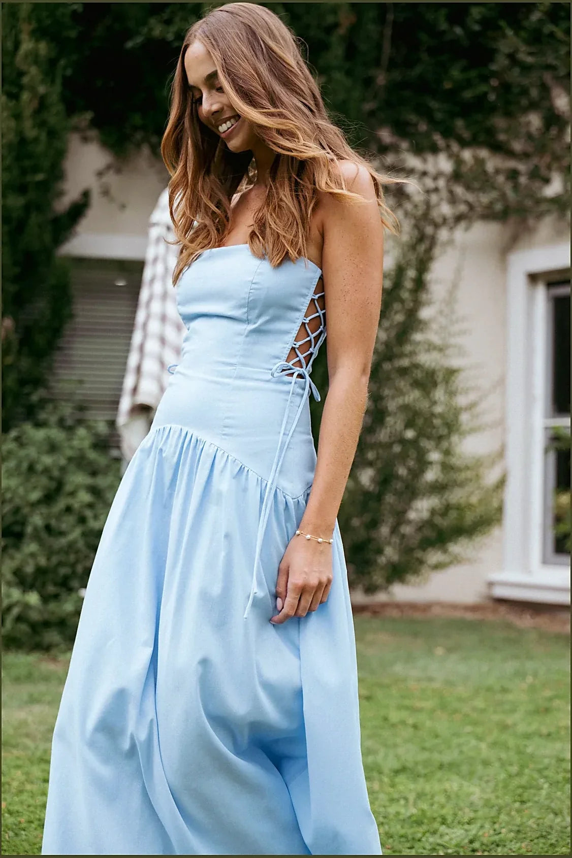 Maude Maxi Dress - Blue