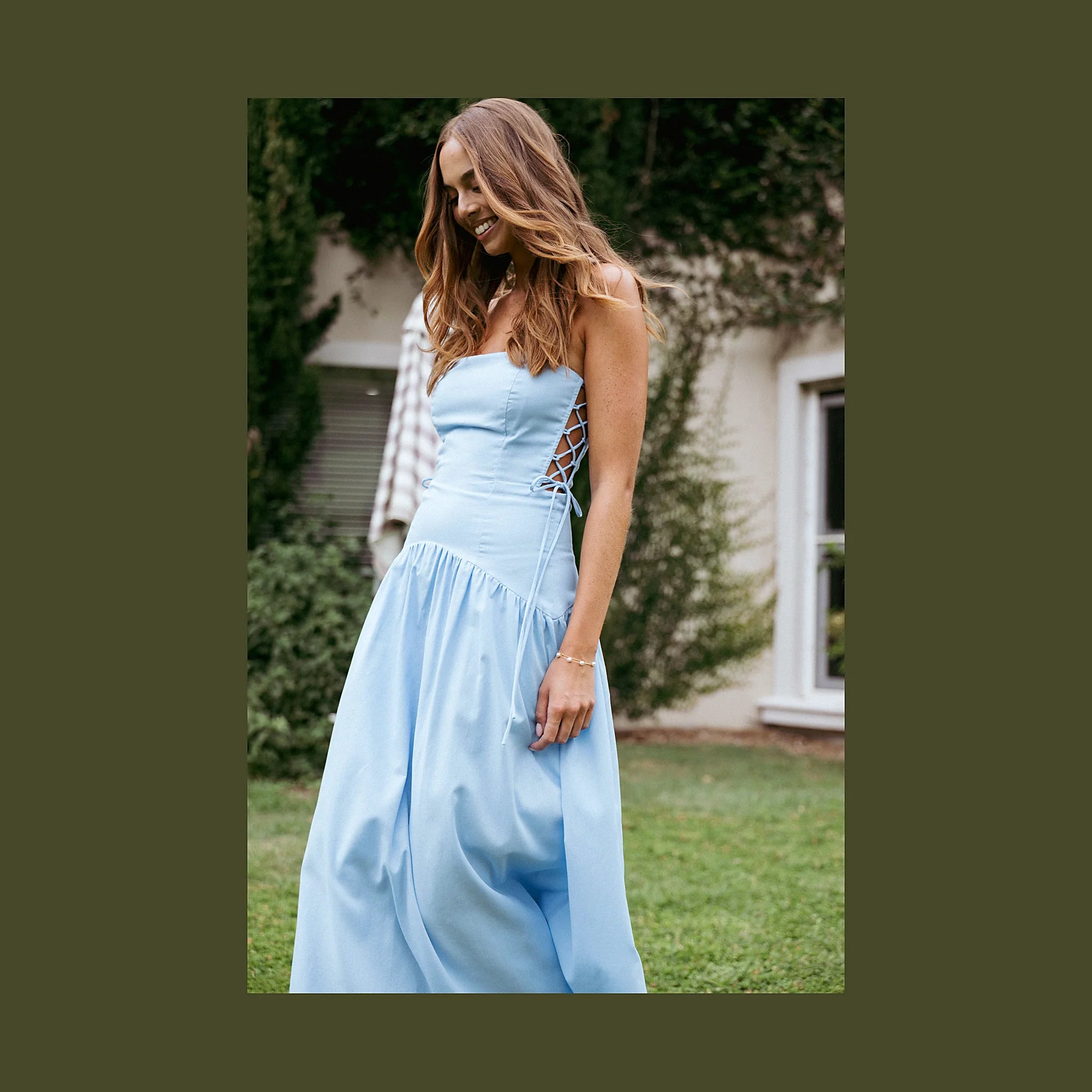 Maude Maxi Dress - Blue