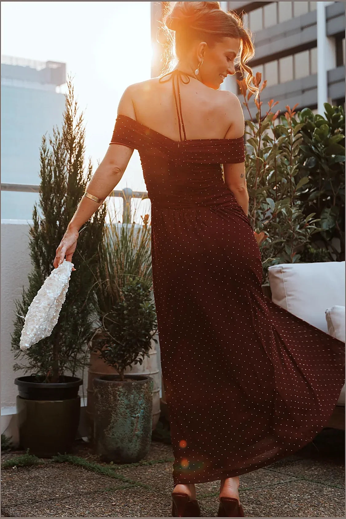 Mayven Maxi Dress - Burgundy