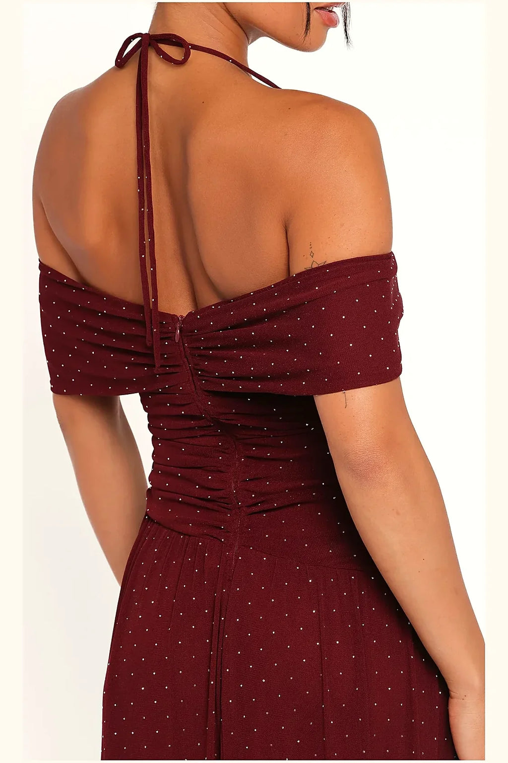 Mayven Maxi Dress - Burgundy