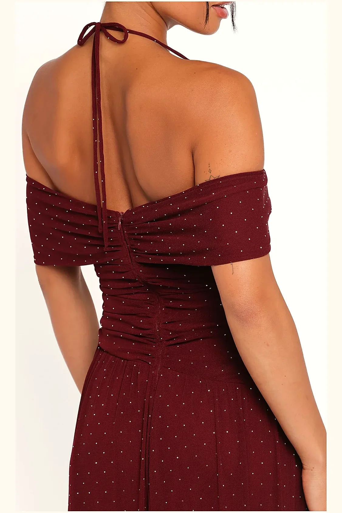 Mayven Maxi Dress - Burgundy