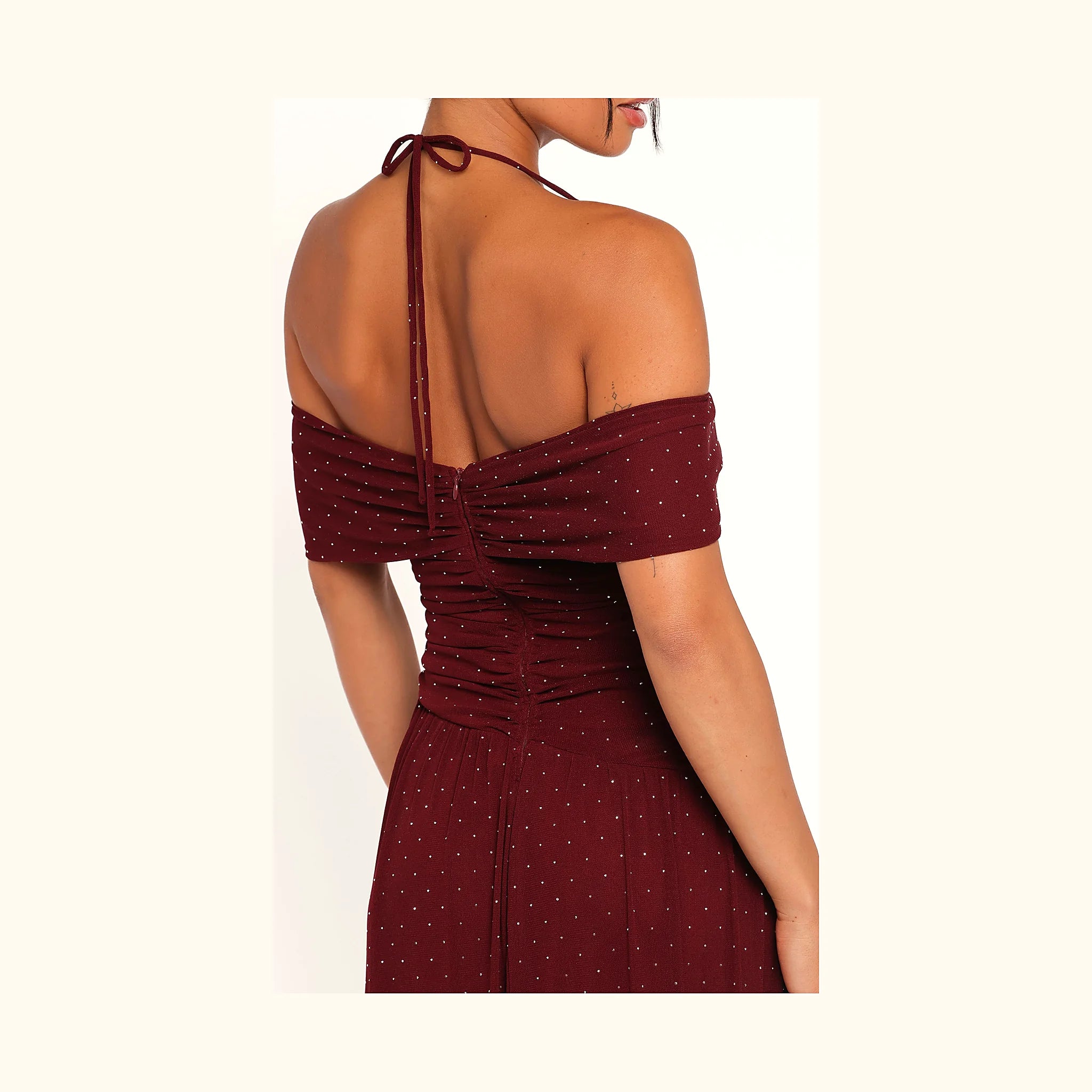 Mayven Maxi Dress - Burgundy