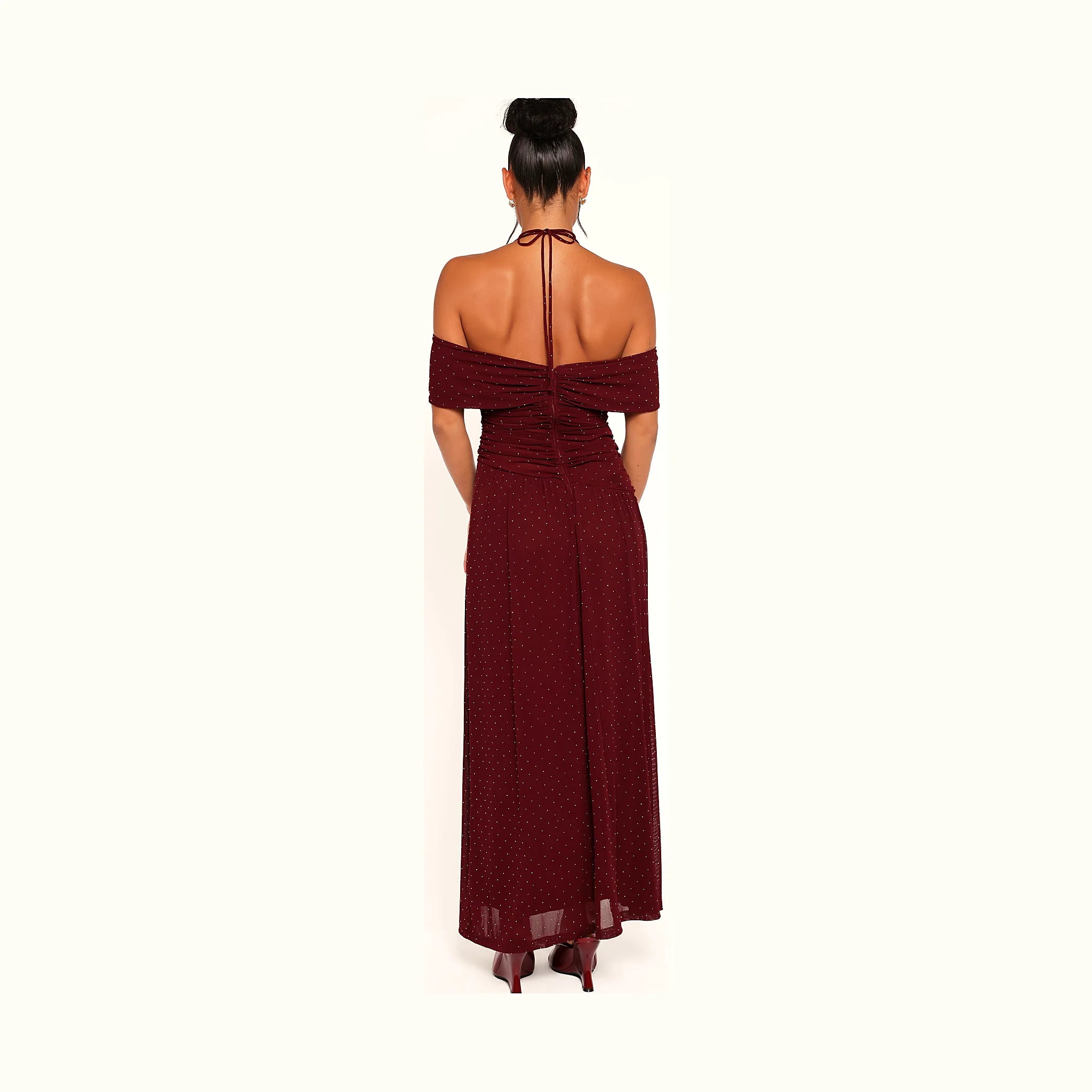Mayven Maxi Dress - Burgundy